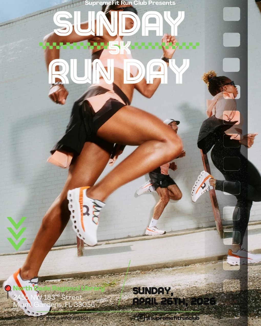 Sunday Run Day hosted by SupremeFit Run Club — run clubs in Miami
