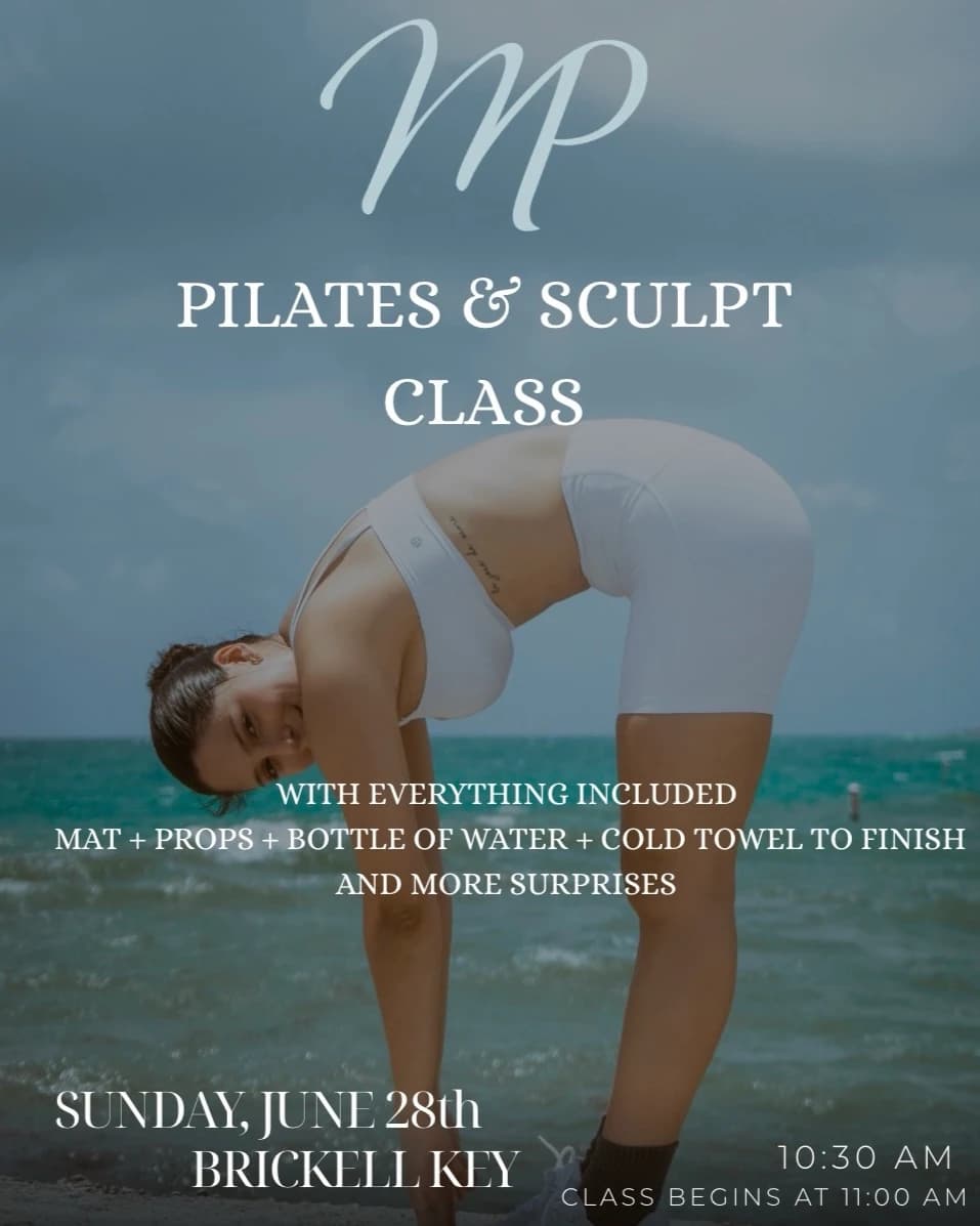 MP Pilates & Sculpt 🩵 hosted by Mariangel Porras — pilates classes in Miami