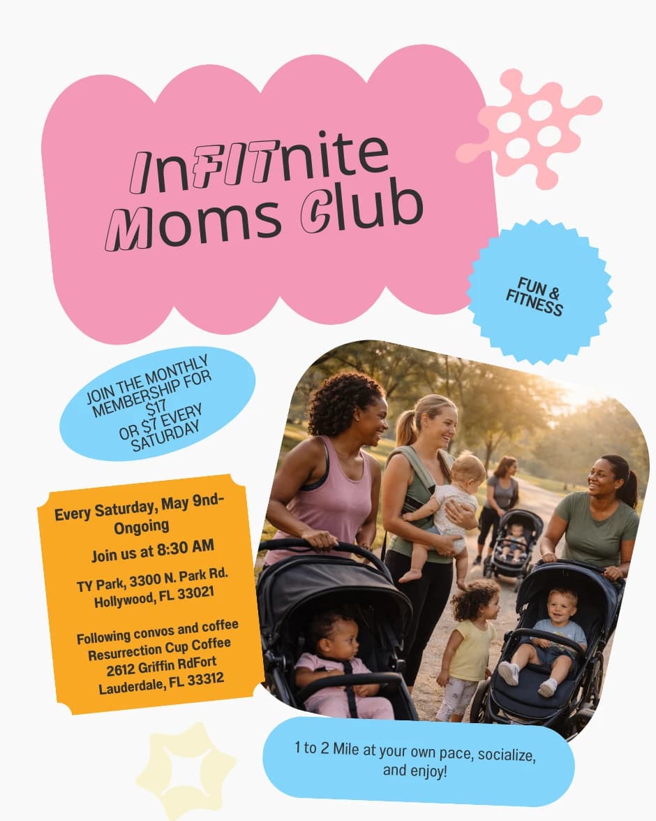 InFITnite Moms Club hosted by Laura — run clubs in Hollywood