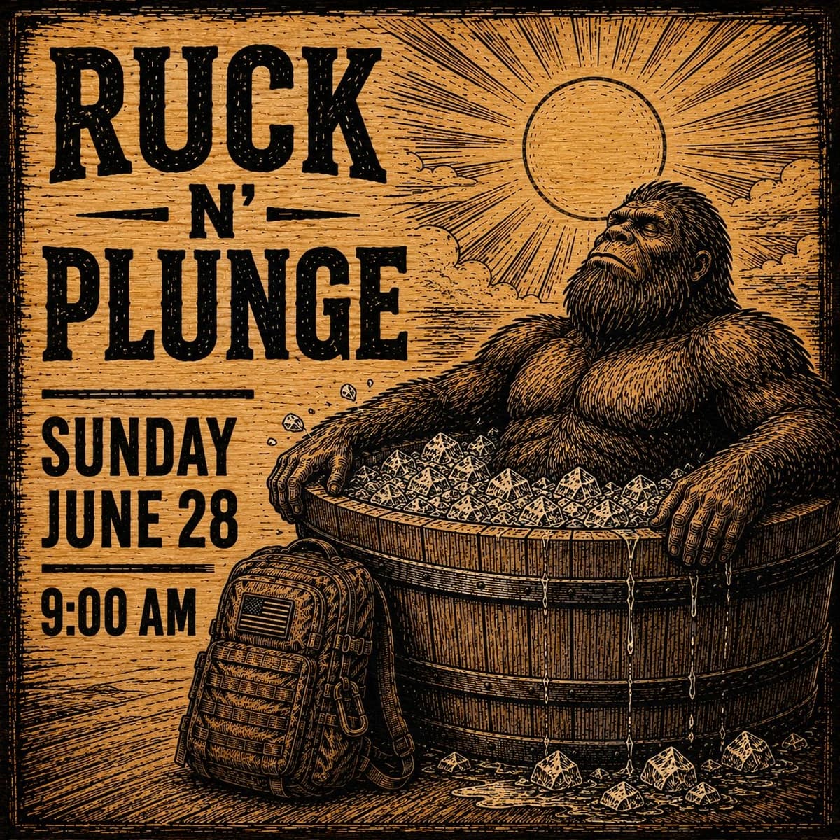 Ruck N' Plunge hosted by Squatch Frontier Fitness — fitness events in Austin