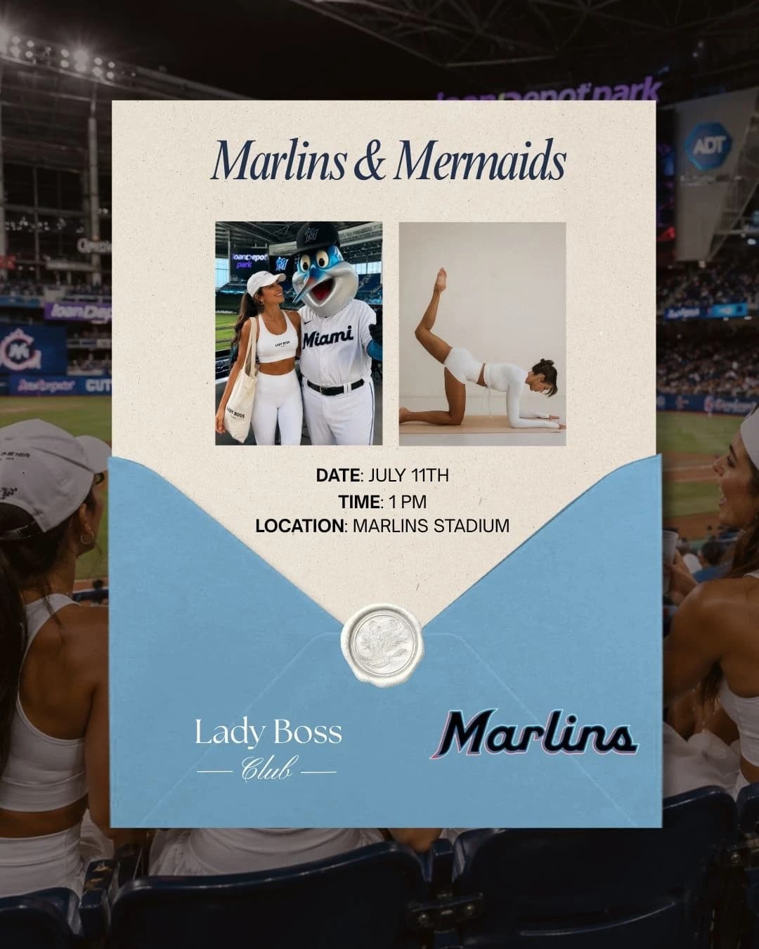 Marlins & Mermaids hosted by Lady Boss Club LLC — pilates classes in Miami