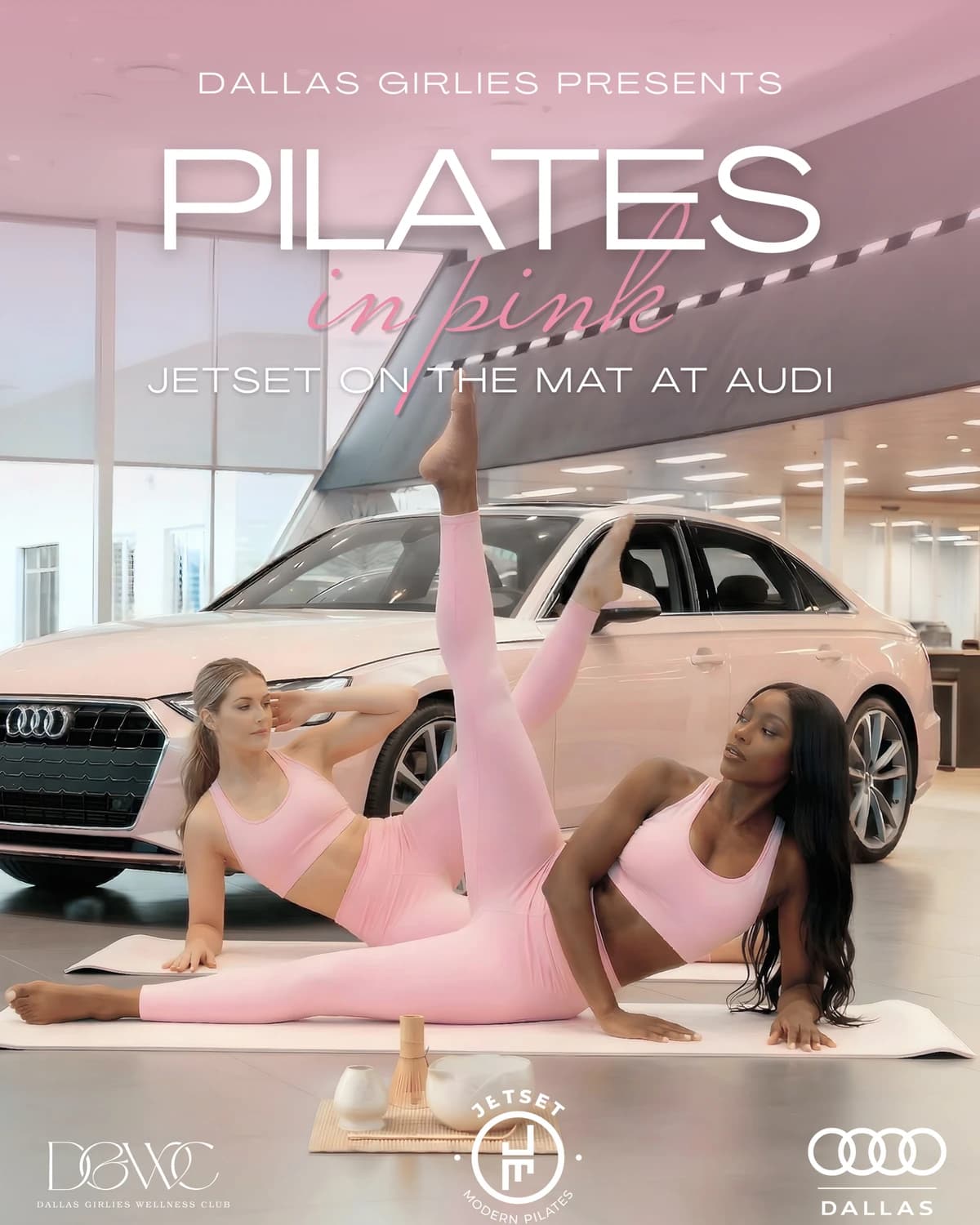 🎀JETSET Pilates in Pink at Audi 🎀 hosted by Dallas Girlies xo ™️ — social events in Dallas