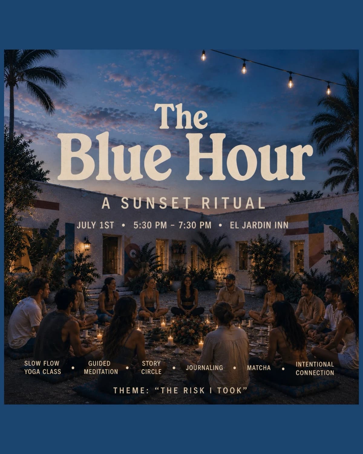 The Blue Hour: A Sunset Ritual  hosted by THE COASTAL BLUEZ CLUB — wellness events in Miami Beach
