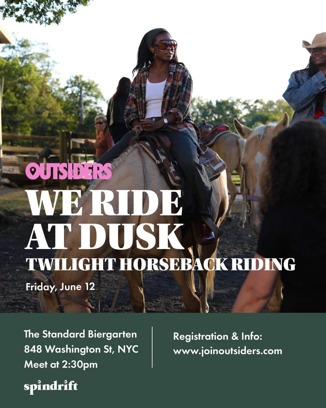 We Ride at Dusk: Twilight Horseback riding hosted by OUTSIDERS NYC — outdoor activities in New York