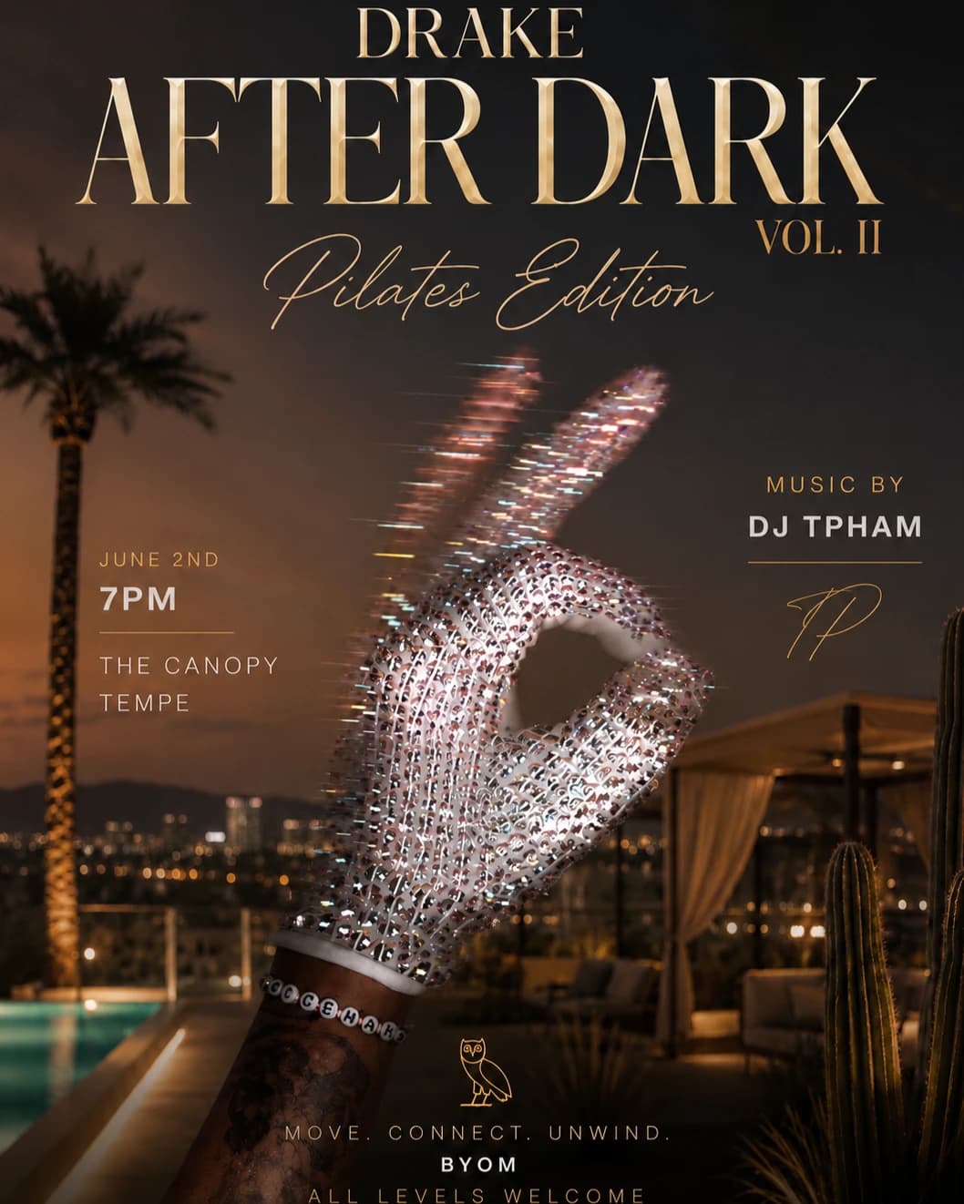 DRAKE AFTER DARK VOL II PILATES  hosted by The Mana Method — pilates classes in Tempe