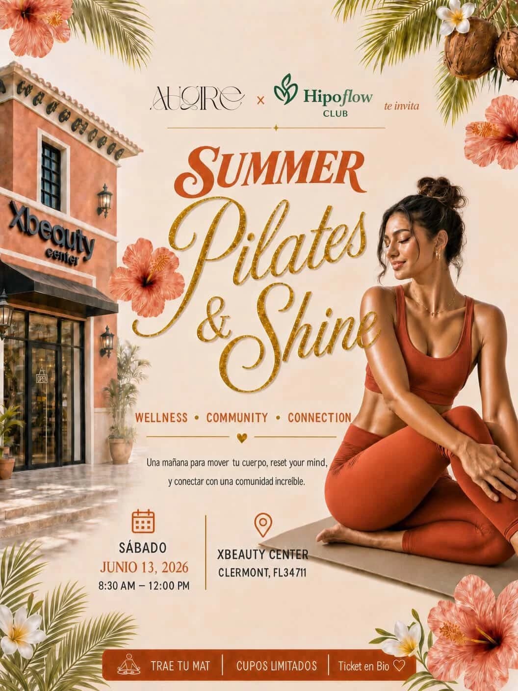 Summer Pilates & Shine  hosted by Augire Balance  — pilates classes in Clermont