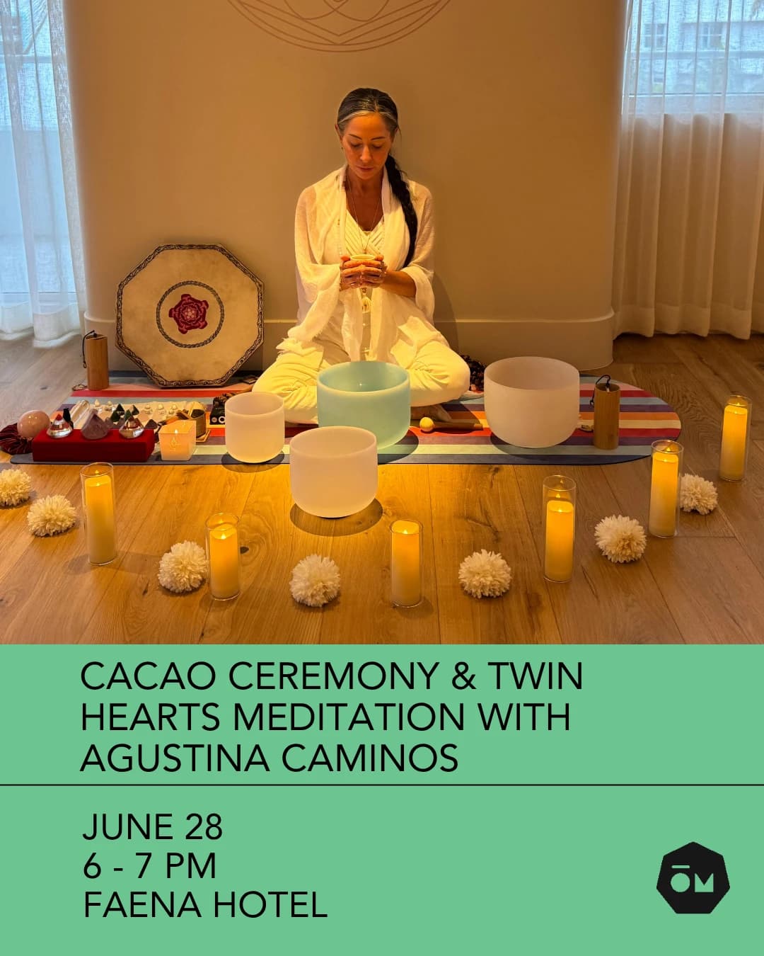 Cacao Ceremony & Twin Hearts Meditation hosted by Modern OM — wellness events in Miami Beach