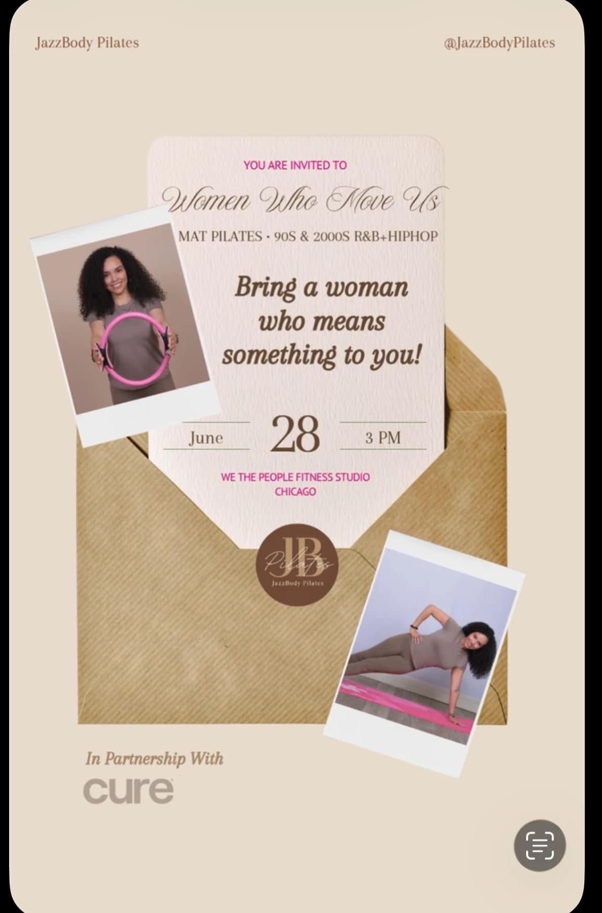 Pilates: Women Who Move Us hosted by JazzBody Pilates — pilates classes in Chicago