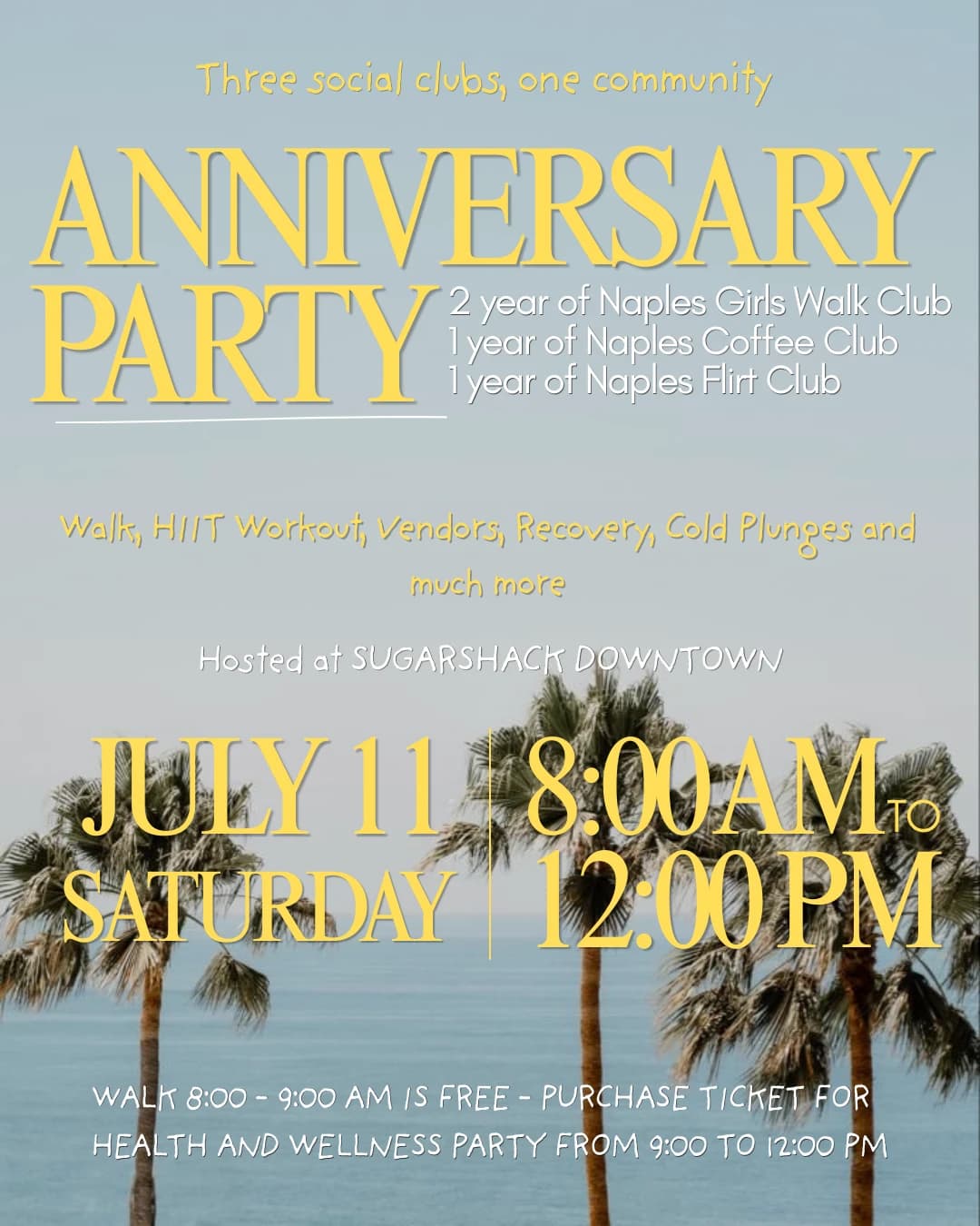 Anniversary Party hosted by Naples Girls Walk Club — run clubs in Bonita Springs