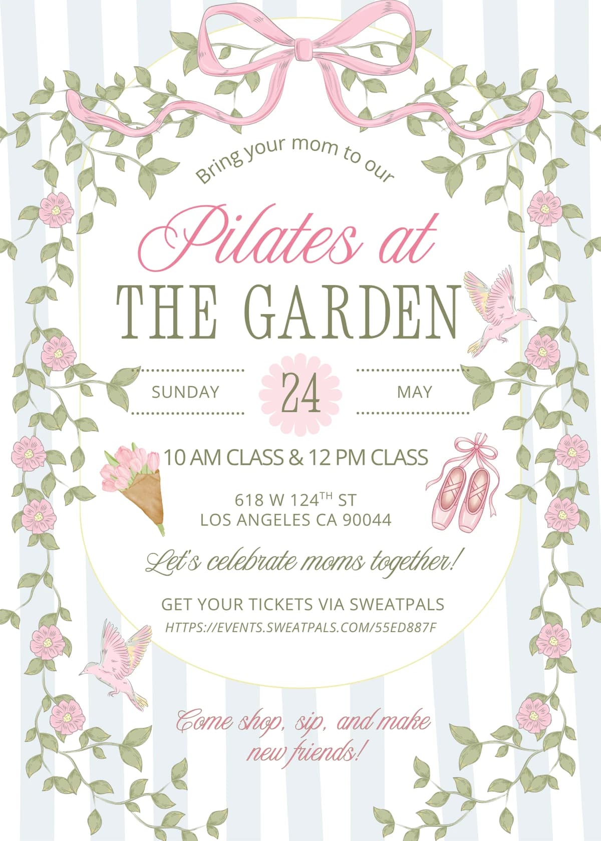 Pilates at the Garden  hosted by Bloom & Flow Collective — pilates classes in Los Angeles