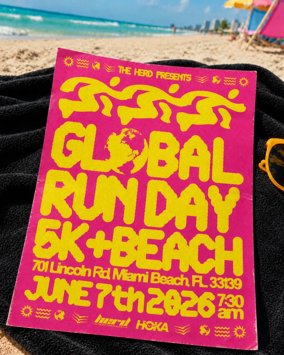 HERD GLOBAL RUN DAY🌎 hosted by The Herd Run Community  — run clubs in Miami