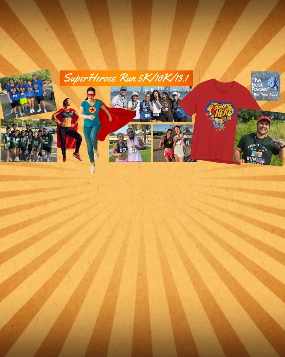 SuperHeroes Run 5K/10K/13.1 HOUSTON hosted by The Best Races — run clubs in Houston