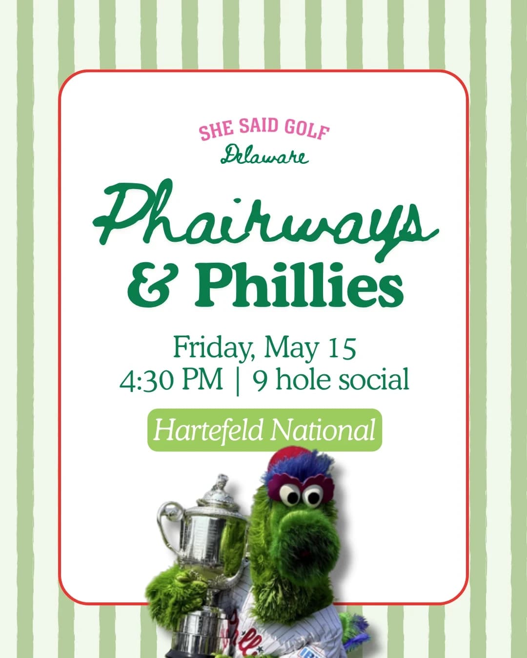Phairways & Phillies hosted by She Said Golf Delaware — golf in Avondale