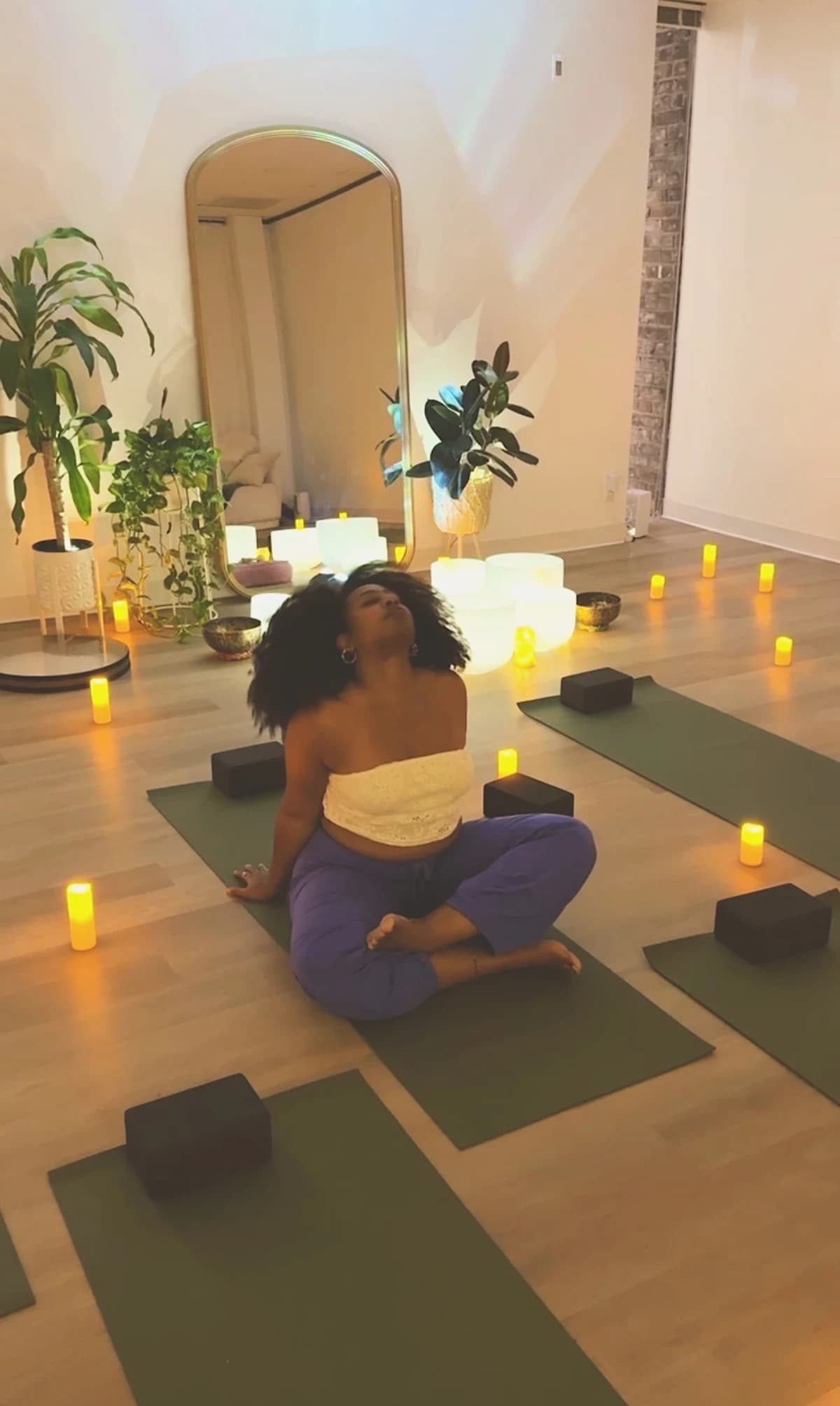 Candlelight Yin Yoga + Sound Bath: Returning to Softness hosted by Blossom And Sol — wellness events in Houston