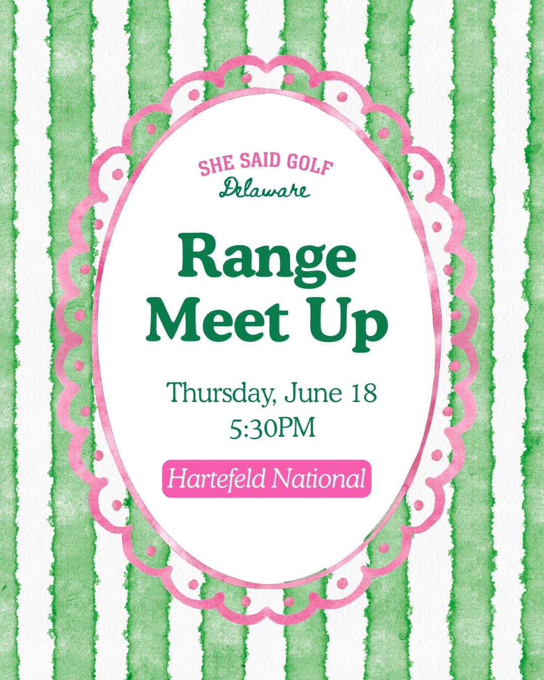 June Range Meet Up hosted by She Said Golf Delaware — golf in Avondale