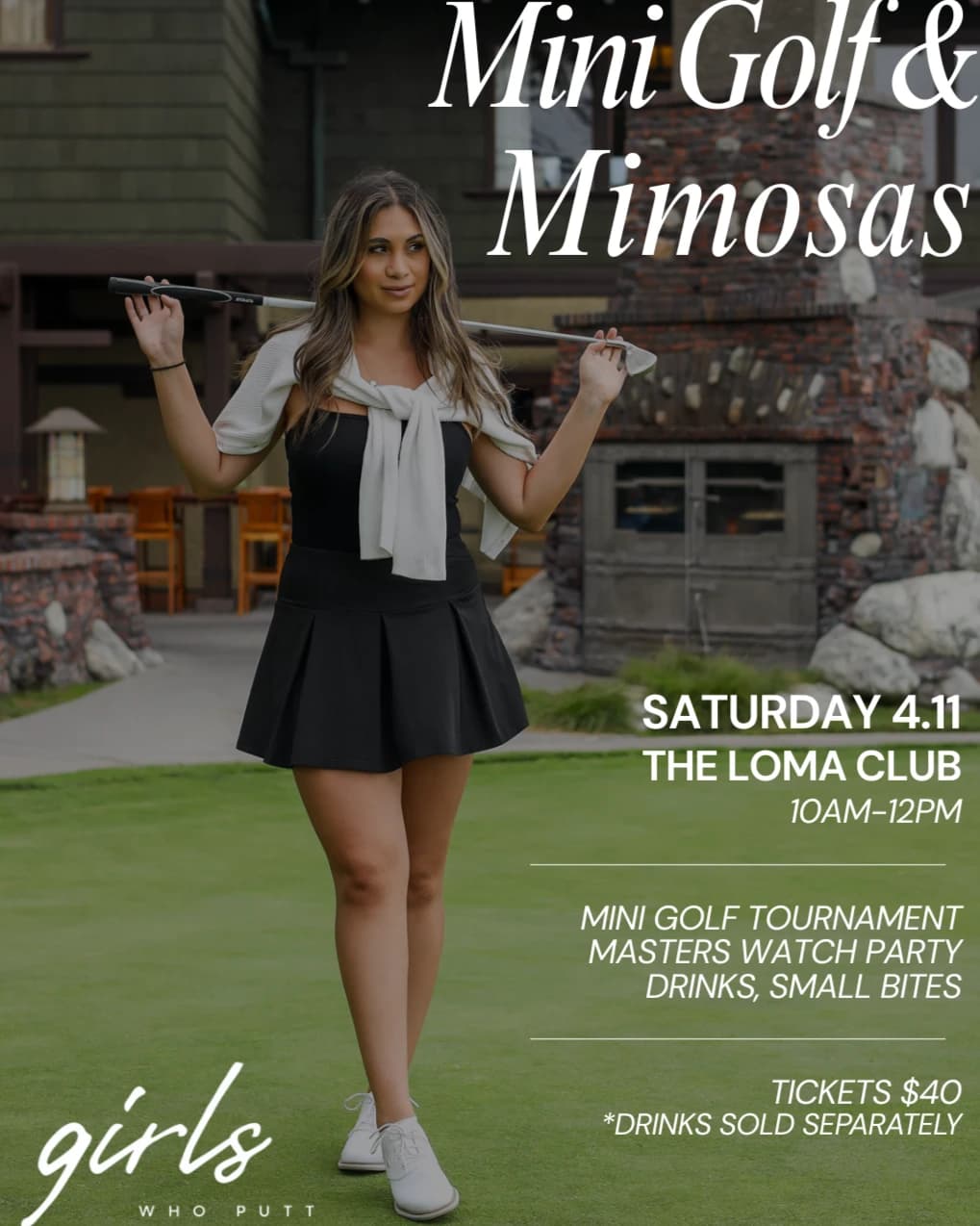 MASTERS MINI GOLF & MIMOSAS hosted by Girls Who Putt — competitions in San Diego