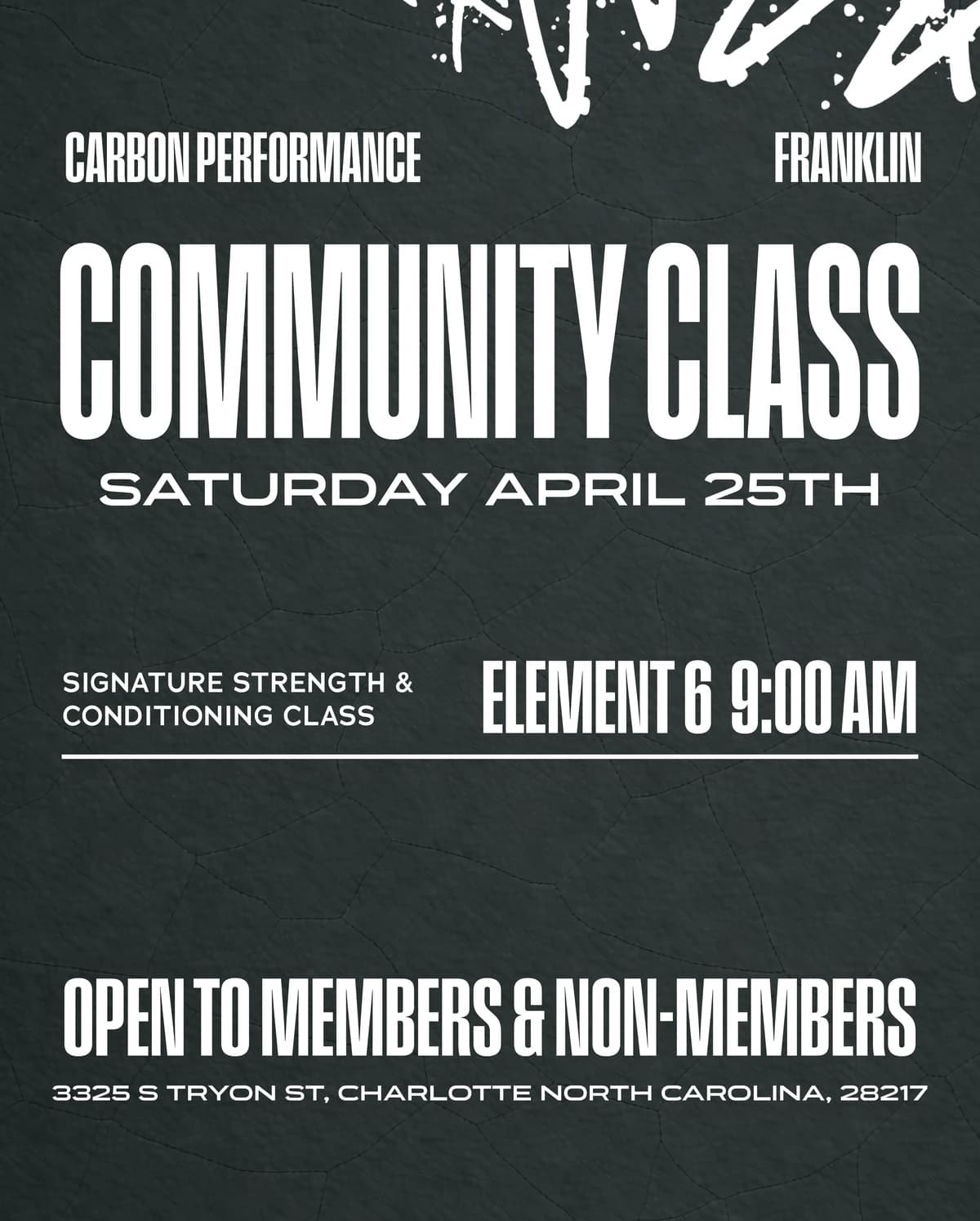 FRANKLIN: COMMUNITY CLASS CYCLE hosted by Carbon Performance — cycling in Franklin