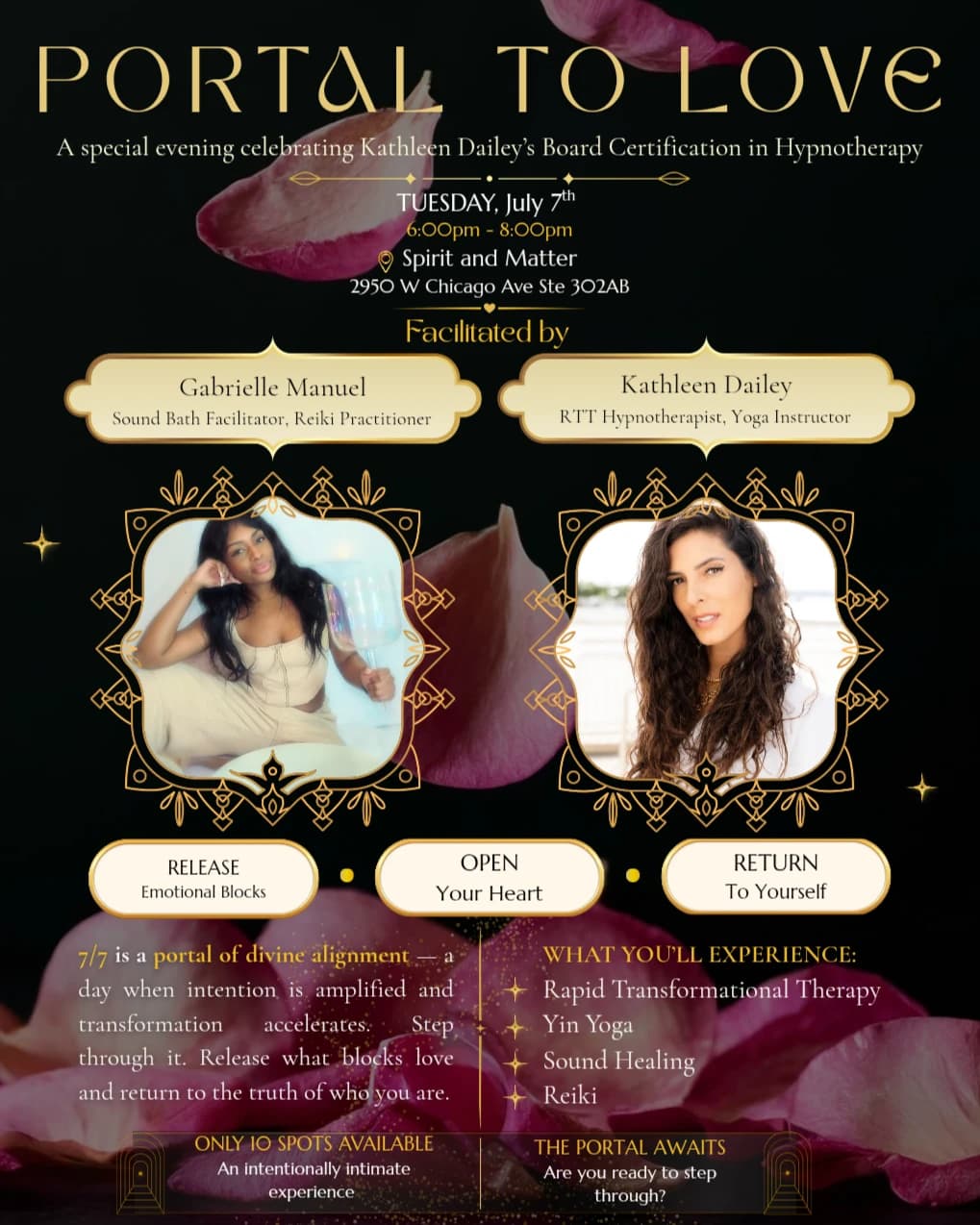 Portal to Love hosted by The Portal — wellness events in Chicago