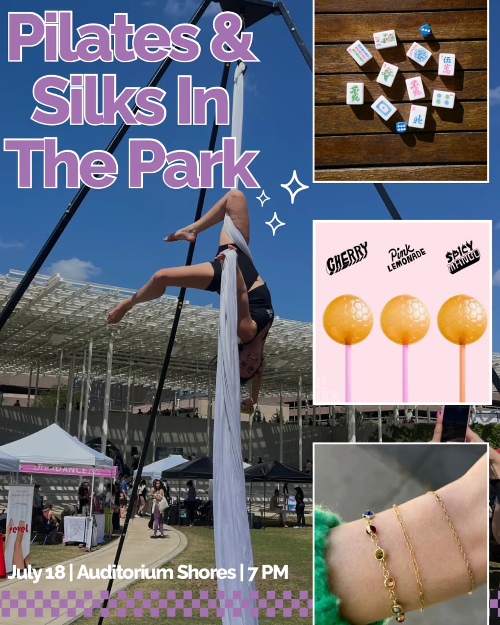 Pilates & Silks In The Park hosted by Aer Pilates  — pilates classes in Austin
