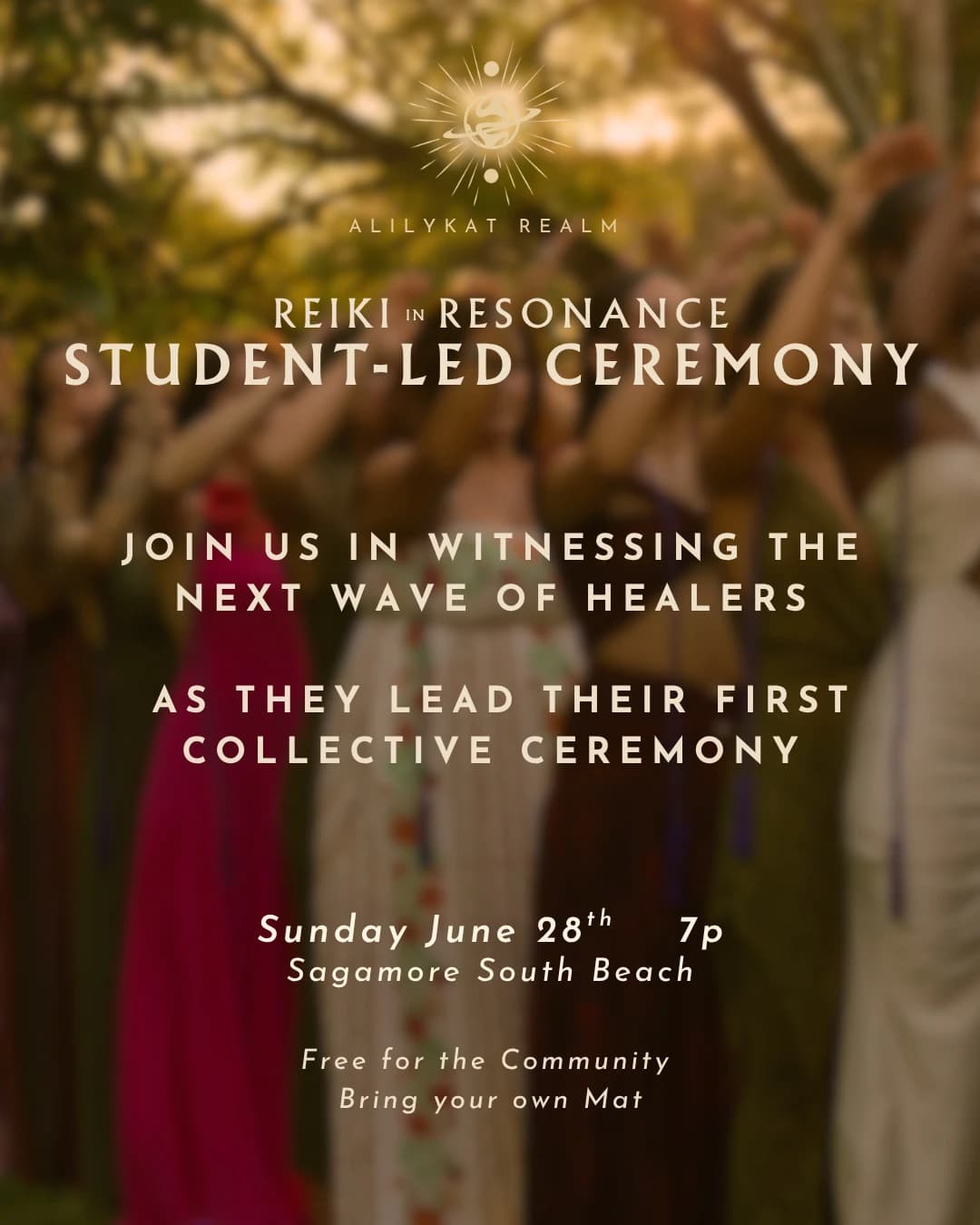 Reiki in Resonance: Student Led Ceremony hosted by aLilyKat Realm 🪐 — wellness events in Miami Beach