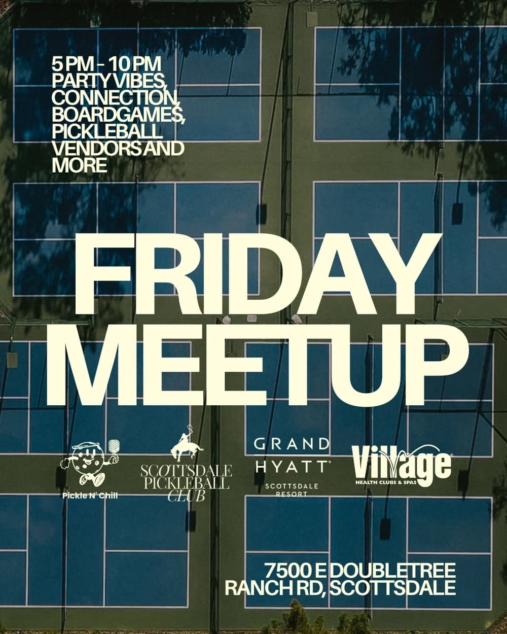 Pickle N' Chill at Grand Hyatt Gainey Ranch  hosted by Pickle N' Chill — racket sports in Scottsdale