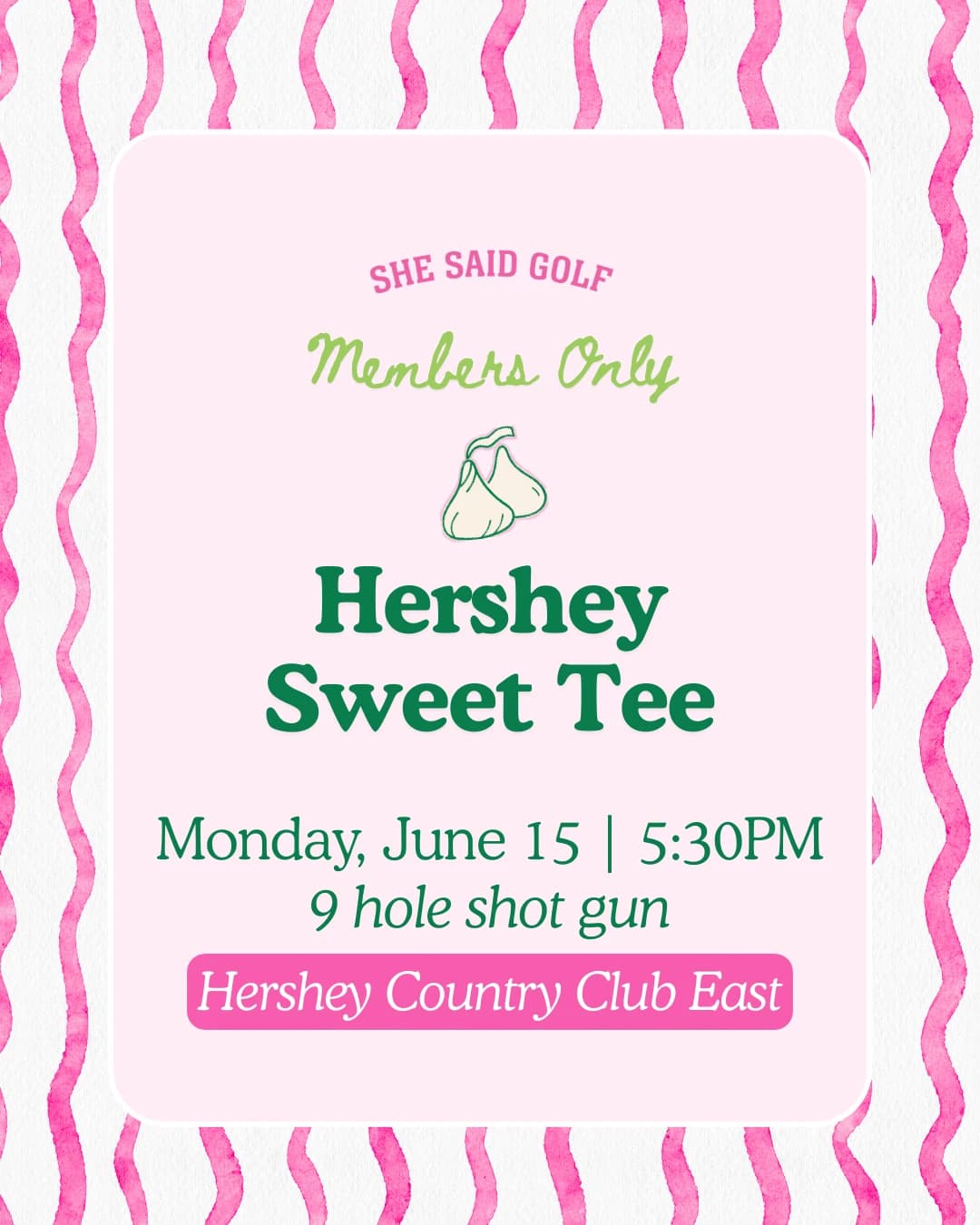 Hershey Sweet Tee 9 Hole Social (Member Only) hosted by She Said Golf Pennsylvania — golf in Hershey