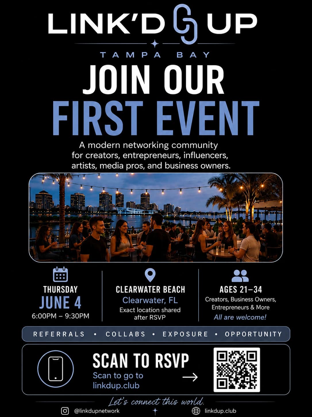 Link'd Up Creator Network Event hosted by Link'd Up Creator Network Group — social events in Clearwater