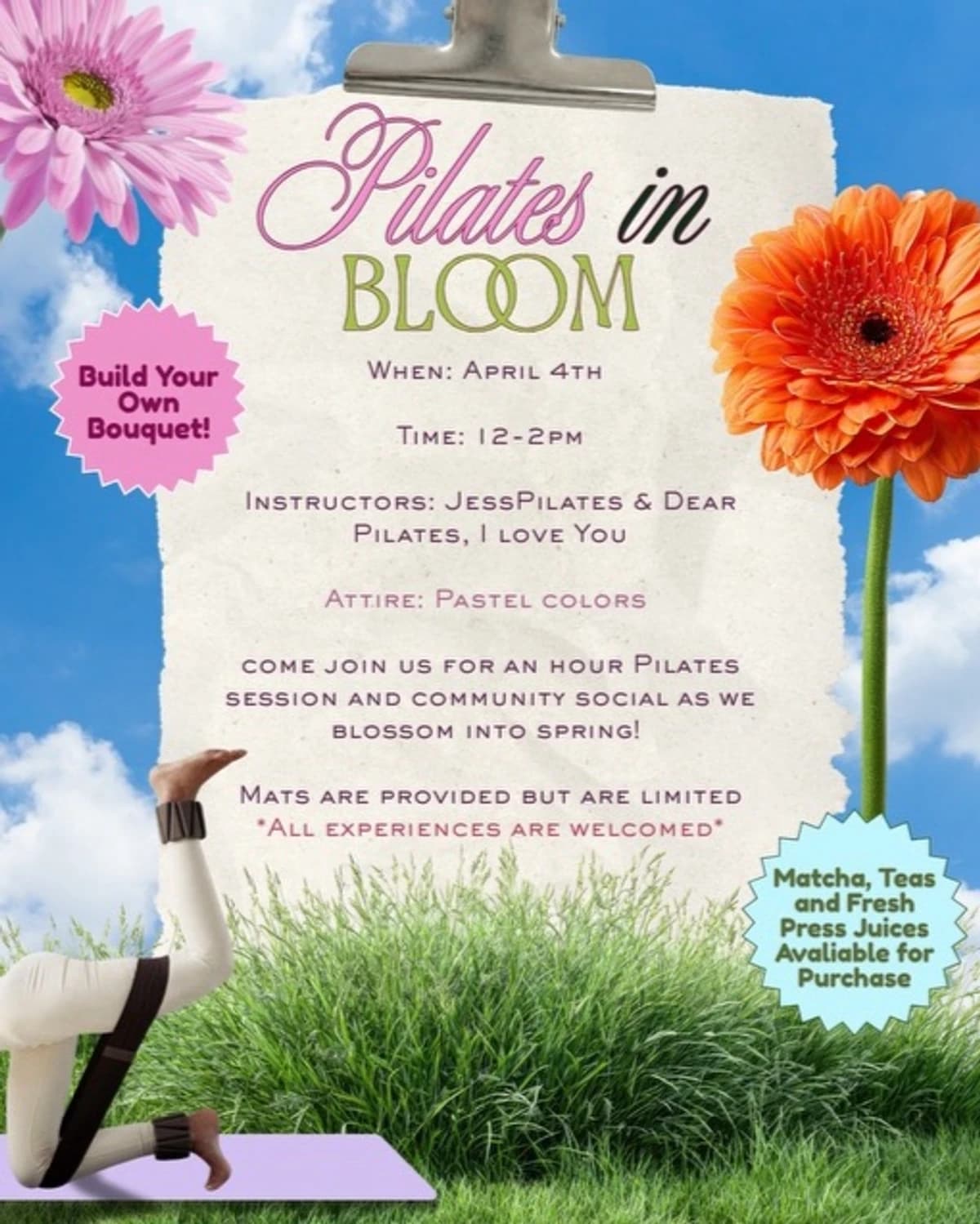 Pilates in Bloon hosted by Dear Pilates iloveyou community — pilates classes in Richmond
