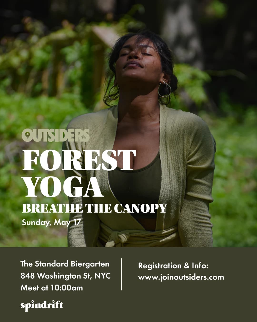 Forest Yoga hosted by OUTSIDERS NYC — fitness events in New York