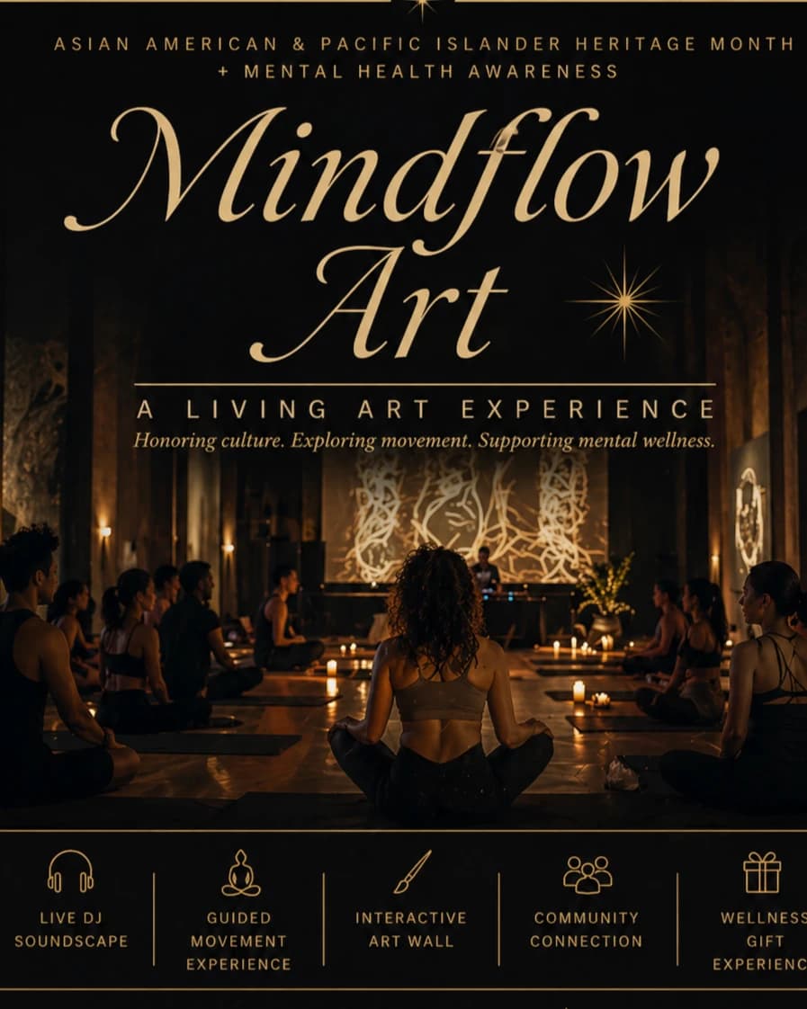 Mindflow Art hosted by Florentino Warfield  — yoga classes in Dallas