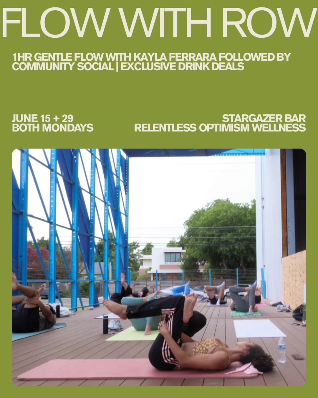 Flow with ROW | Stargazer hosted by Relentless Optimism Wellness Community — yoga classes in Austin