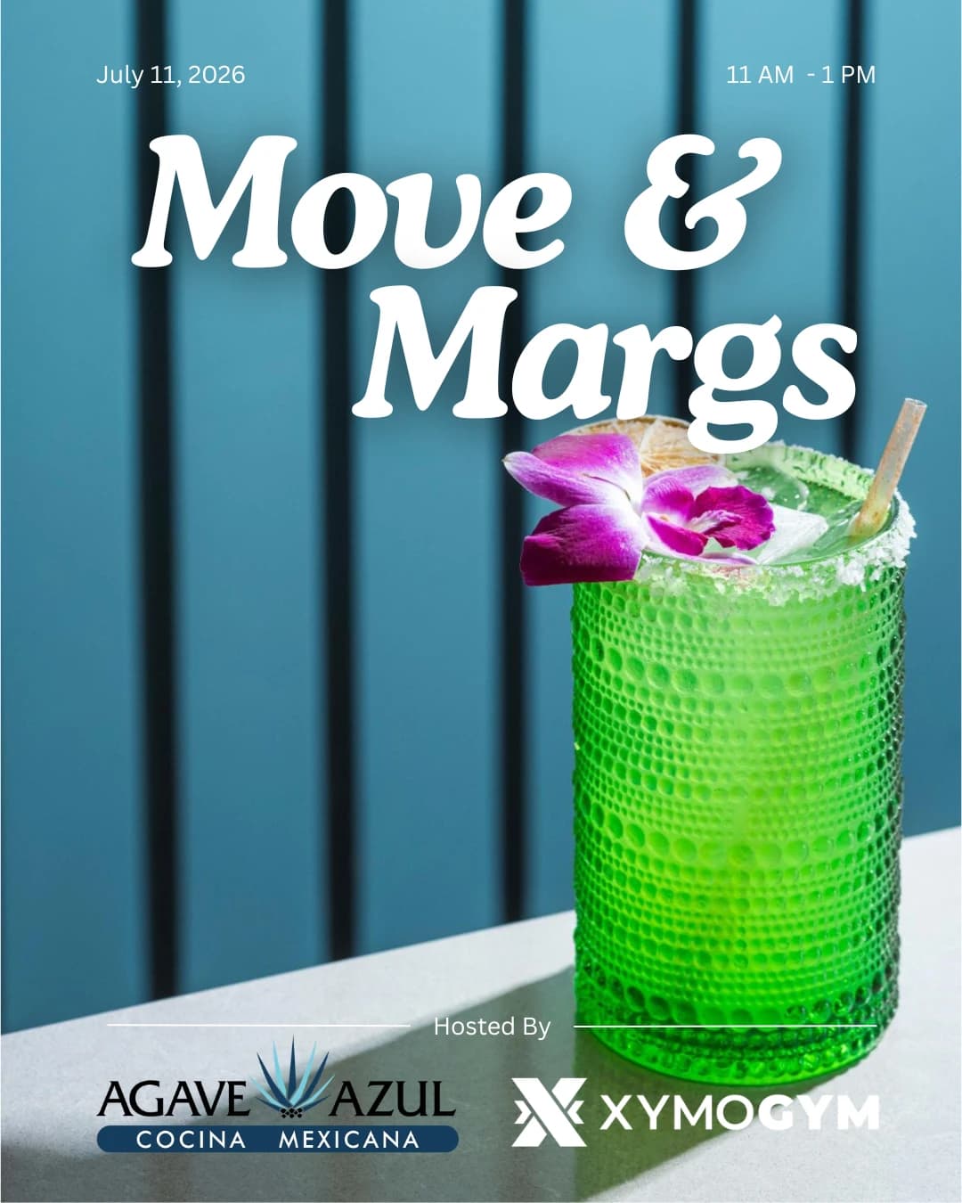 Move & Margs hosted by XYMOGYM — wellness events in Orlando