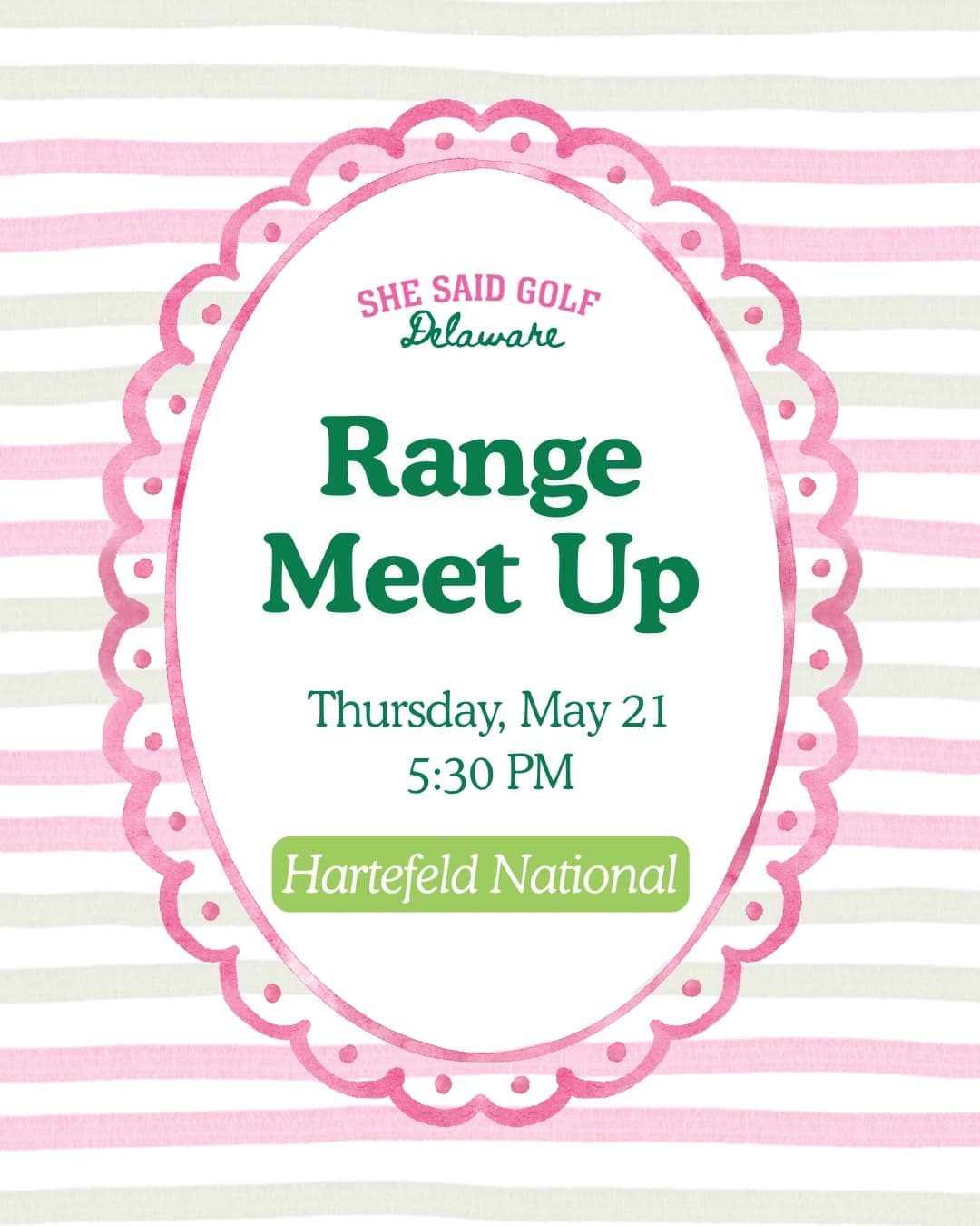 May Range Meet Up hosted by She Said Golf Delaware — golf in Avondale