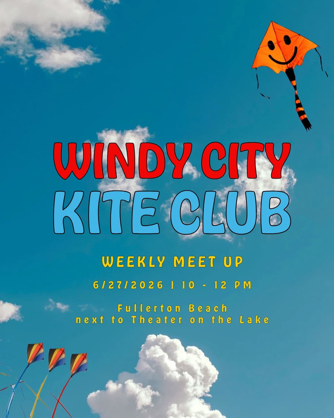 Windy City Kite Club Weekly Meet Up  hosted by Windy City Kite Club — outdoor activities in Chicago