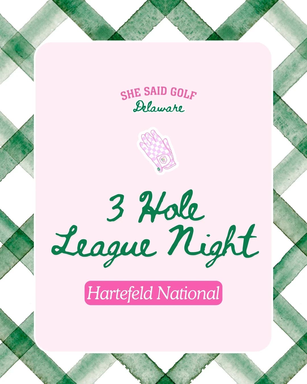 3 Hole League Night hosted by She Said Golf Delaware — golf in Avondale