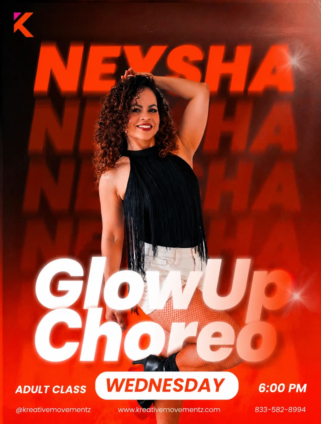 GlowUp Choreo hosted by Kreative Movementz — dance classes in Orlando