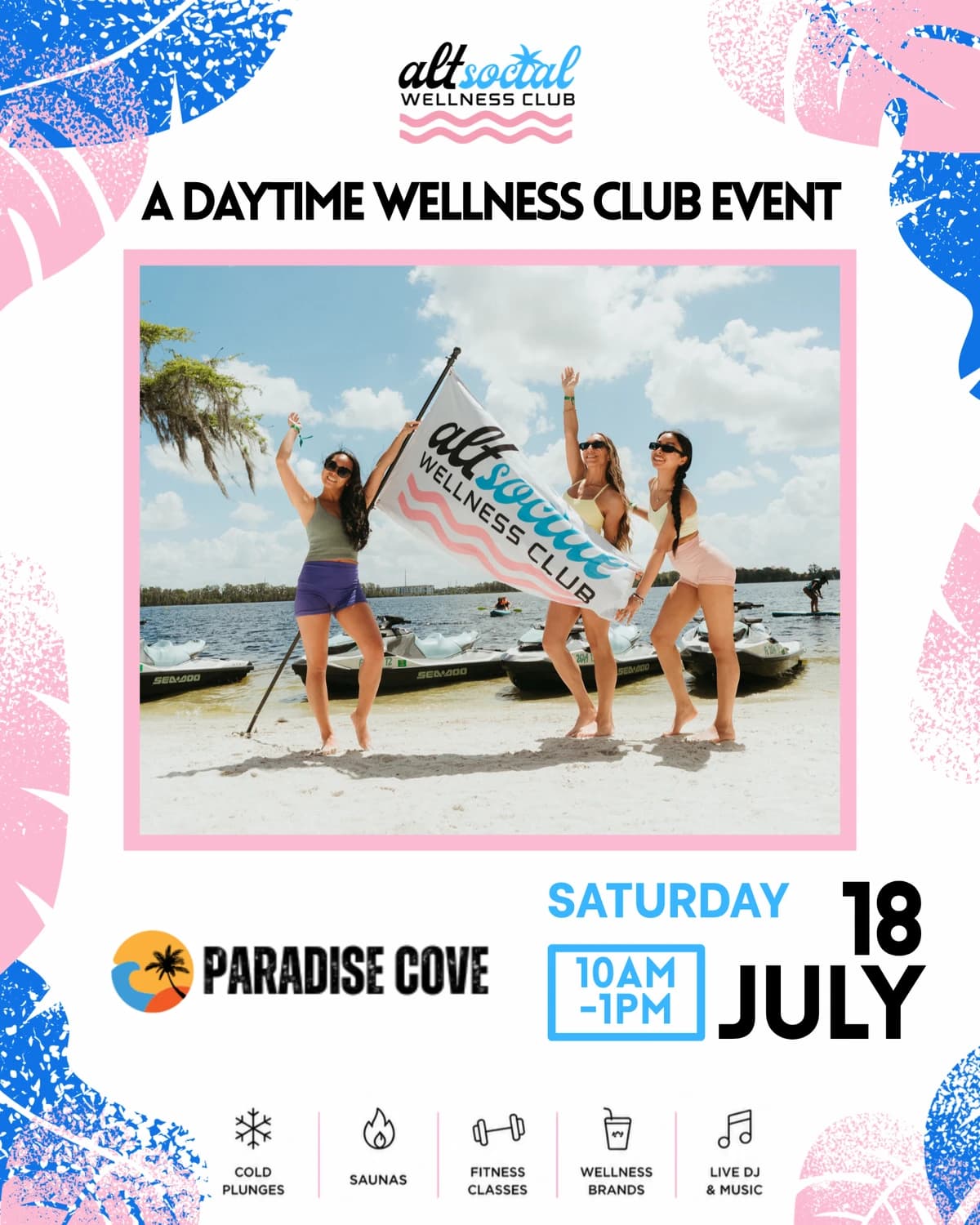 AltSocial Wellness Club - July 18th - Paradise Cove hosted by AltSocial — wellness events in Orlando