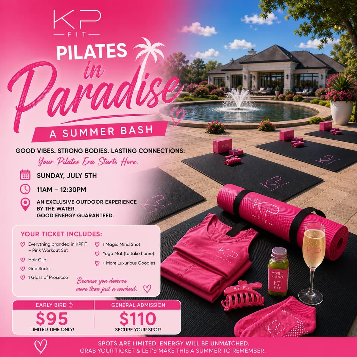 Pilates in Paradise hosted by KPFIT — outdoor activities in Miami