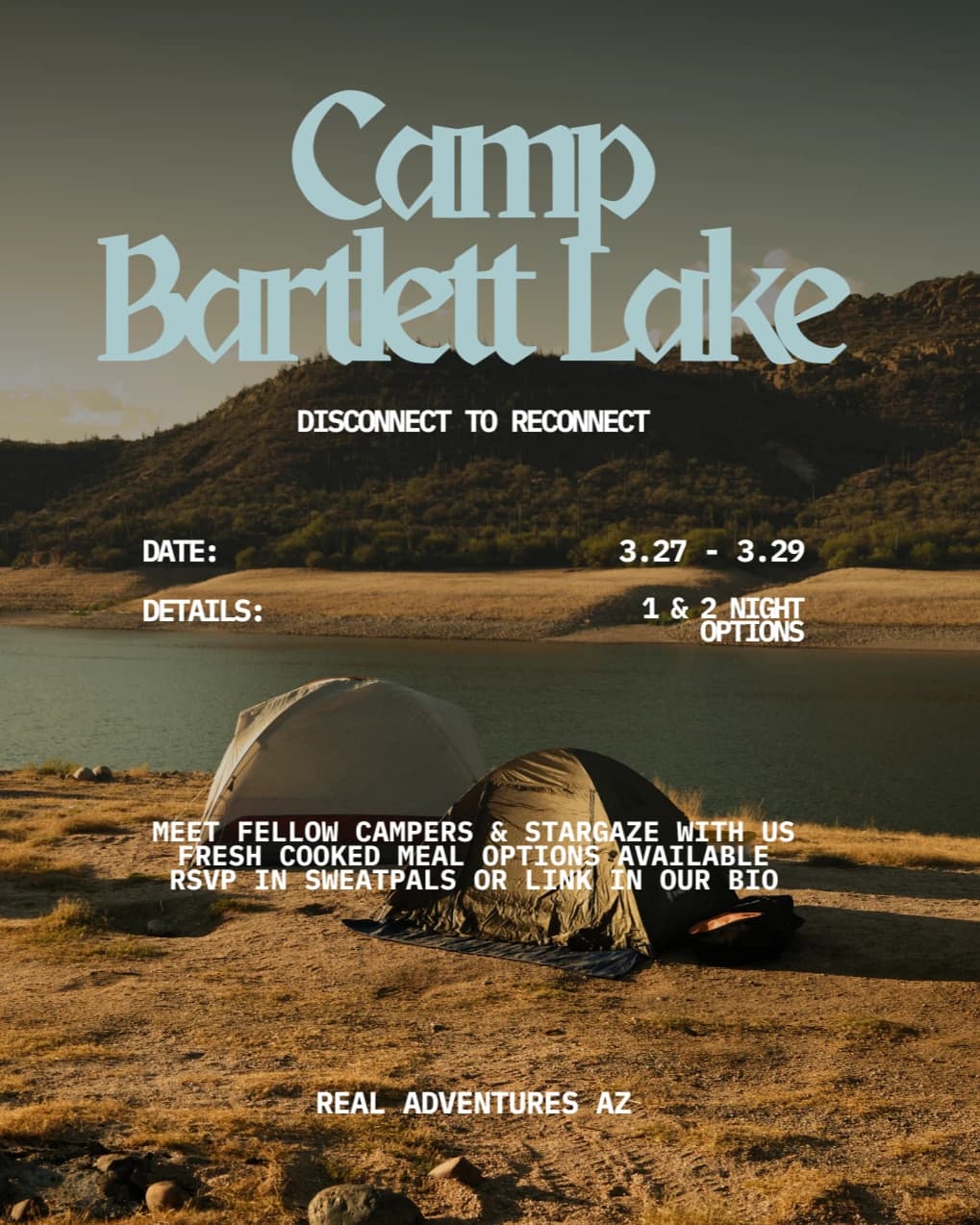 Camp Bartlett Lake hosted by Real Adventures AZ — outdoor activities in Phoenix