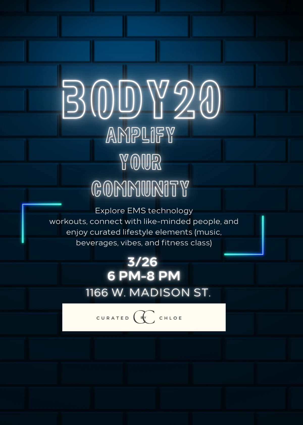 Amplify Your Community hosted by BODY20 West Loop — fitness events in Chicago