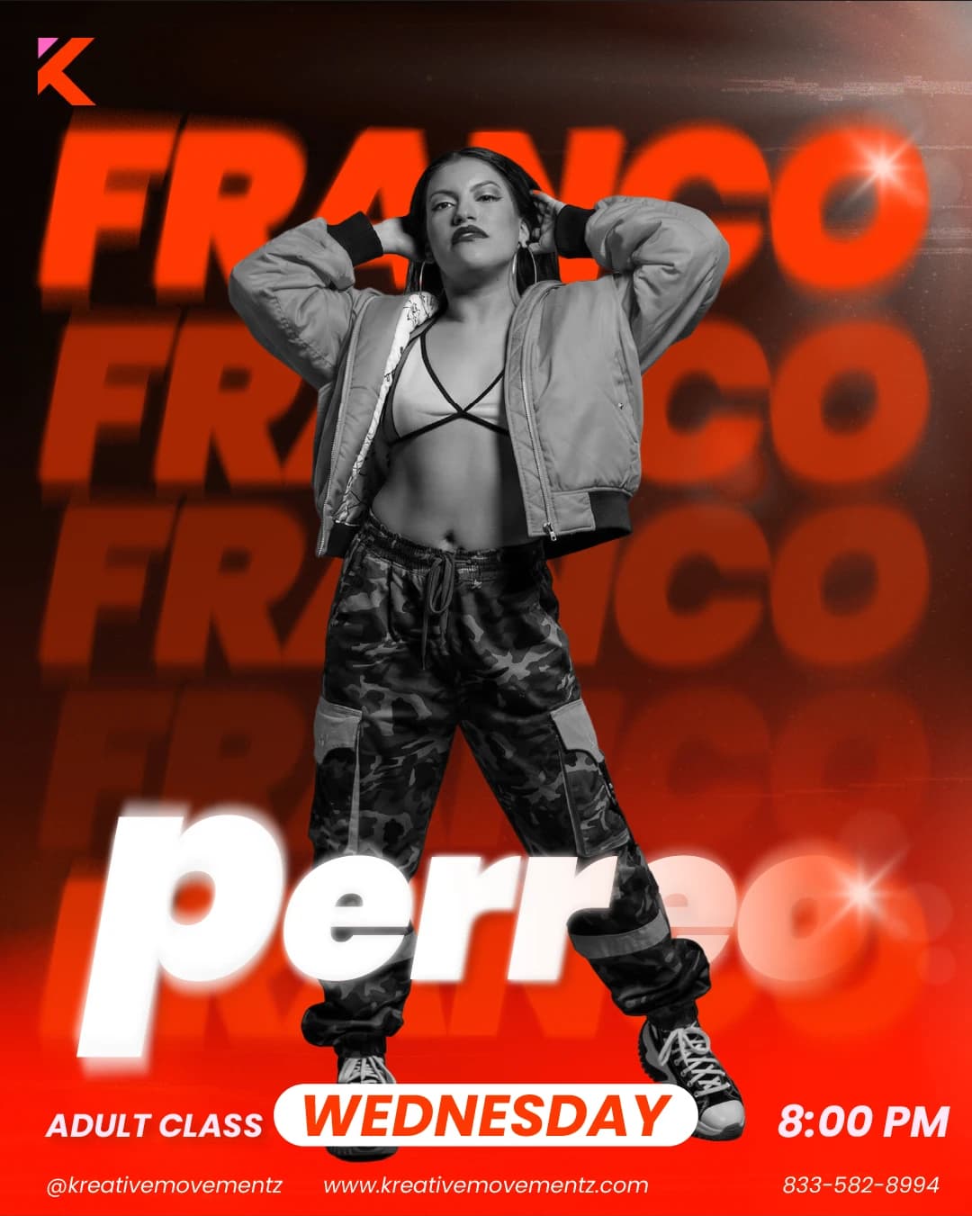Perreo hosted by Kreative Movementz — dance classes in Orlando