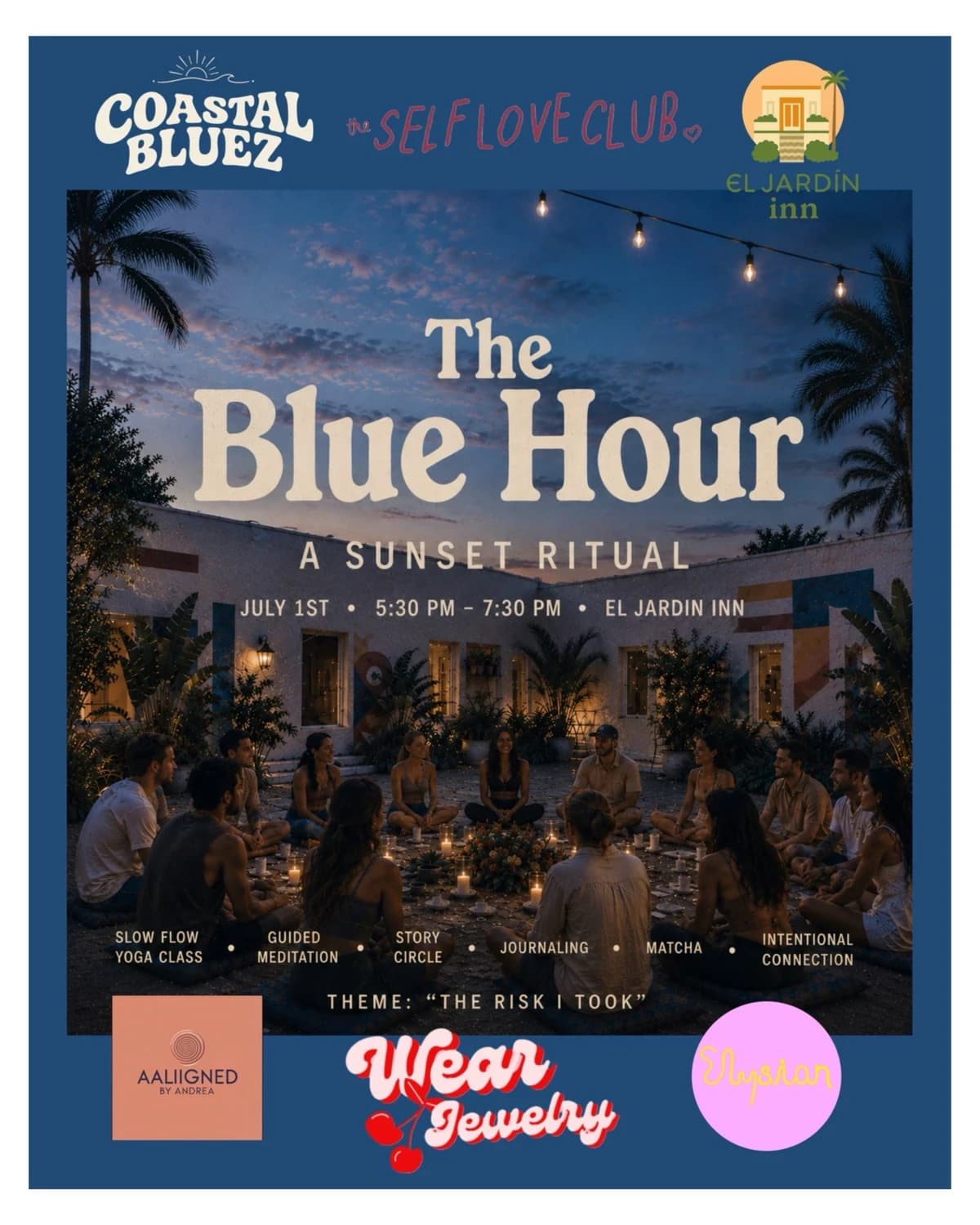 The Blue Hour: A Sunset Ritual  hosted by THE COASTAL BLUEZ CLUB — workshops in Miami