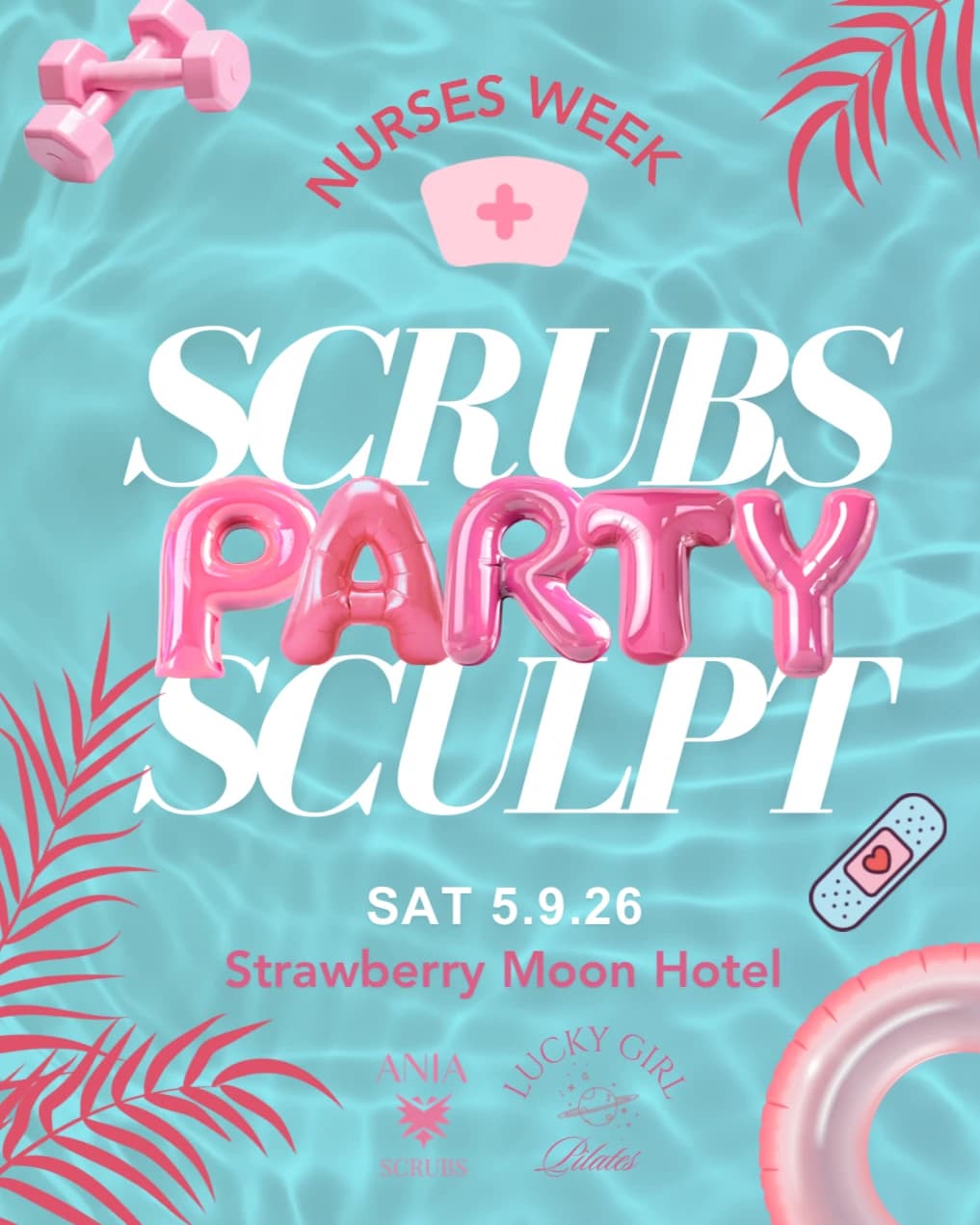 Scrubs & Sculpt: Pool Party edition hosted by Lucky Girl Pilates — social events in Miami Beach