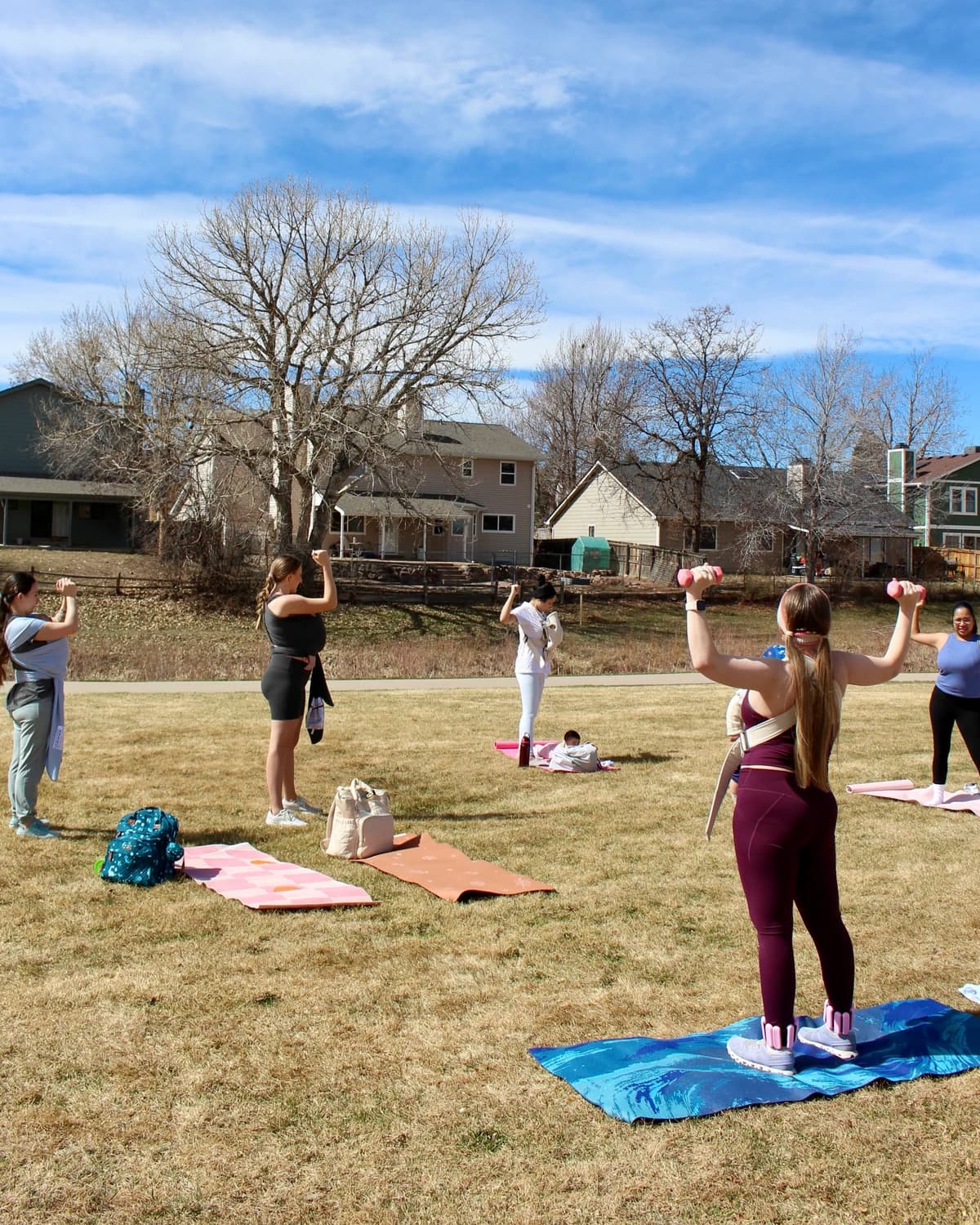 Mommy & Me Pilates in the Park hosted by Beloved Bodies Movement — pilates classes in Denver