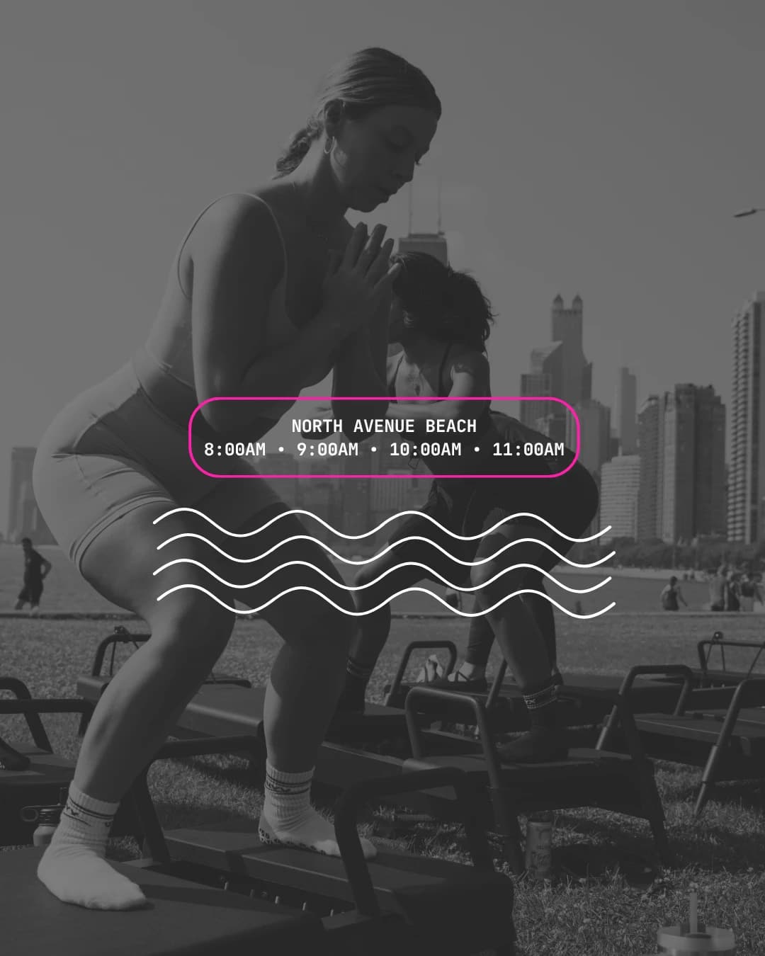 Reformer Pilates by the Lake hosted by ONYX Pilates  — outdoor activities in Chicago