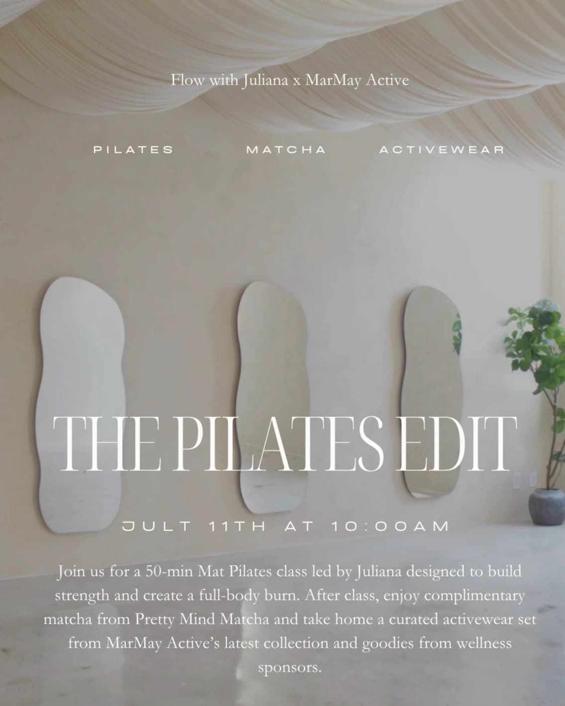 The Pilates Edit hosted by Flow with Juliana — pilates classes in Miami