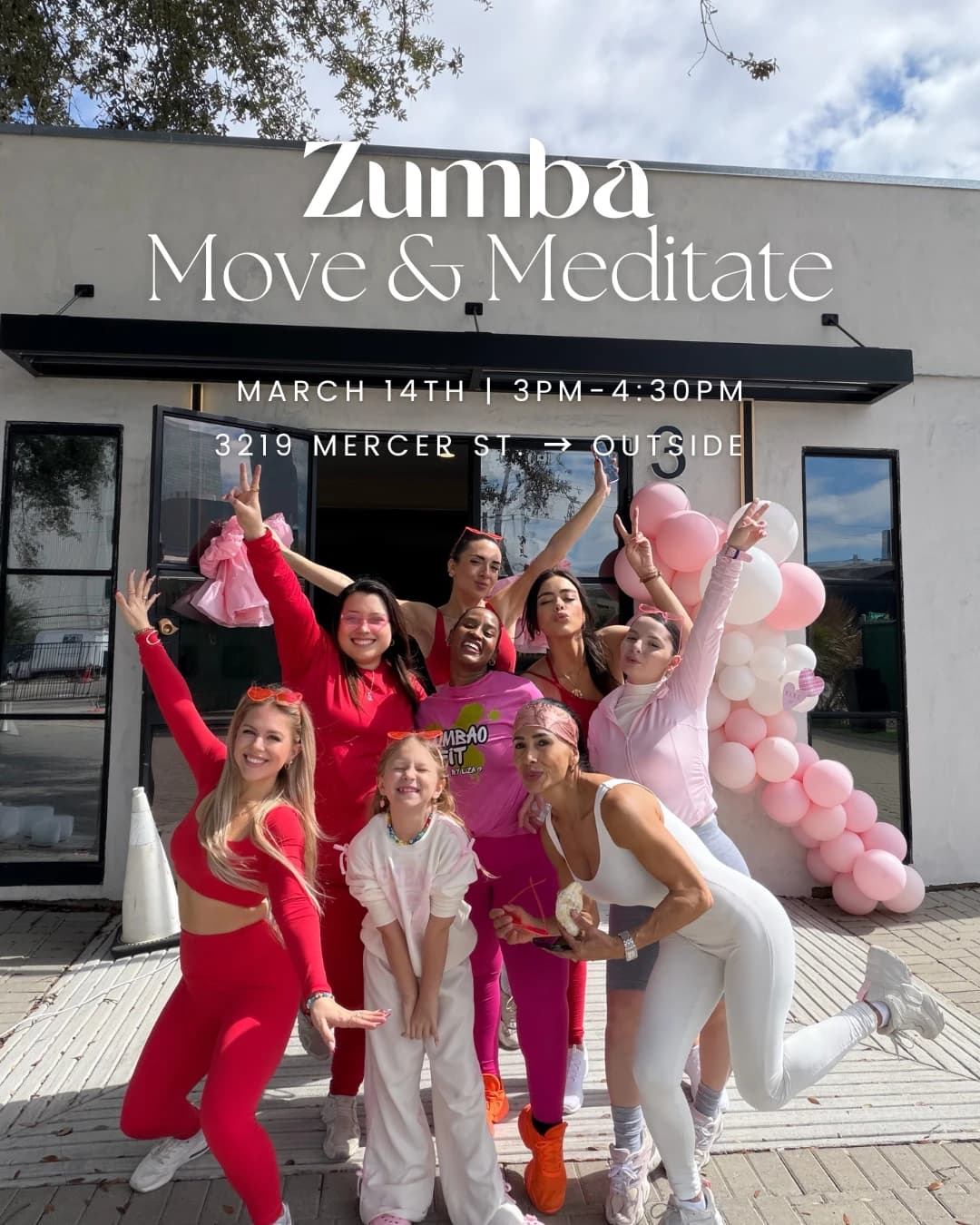 ZUMBA at Templ: Move & Meditate hosted by Templ Wellness — dance classes in Houston