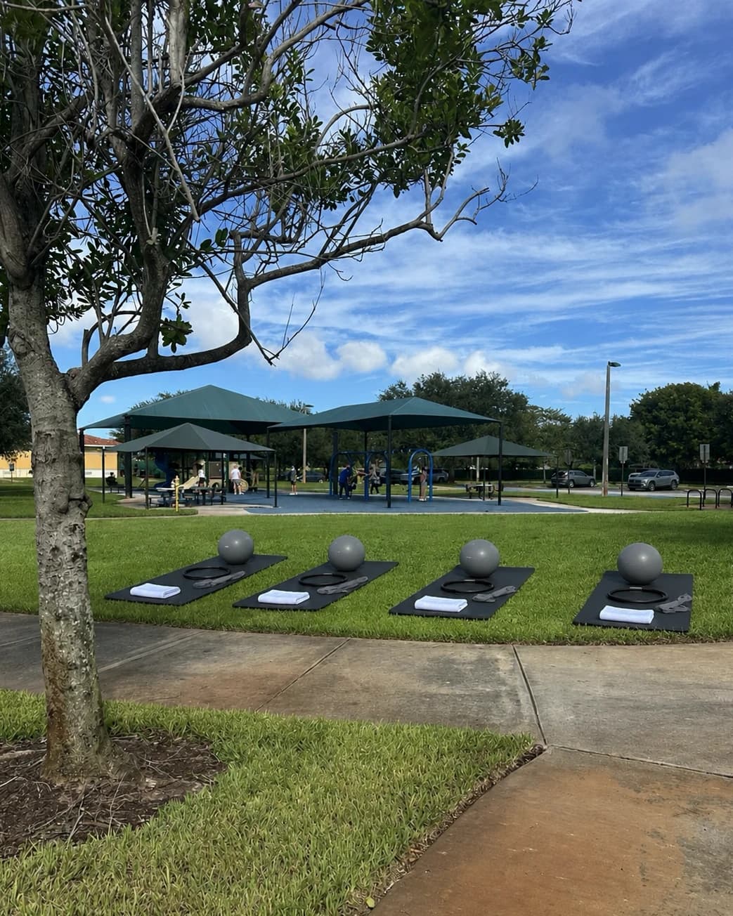 pilates at the park hosted by Rachelys Victorero — pilates classes in Miami Beach