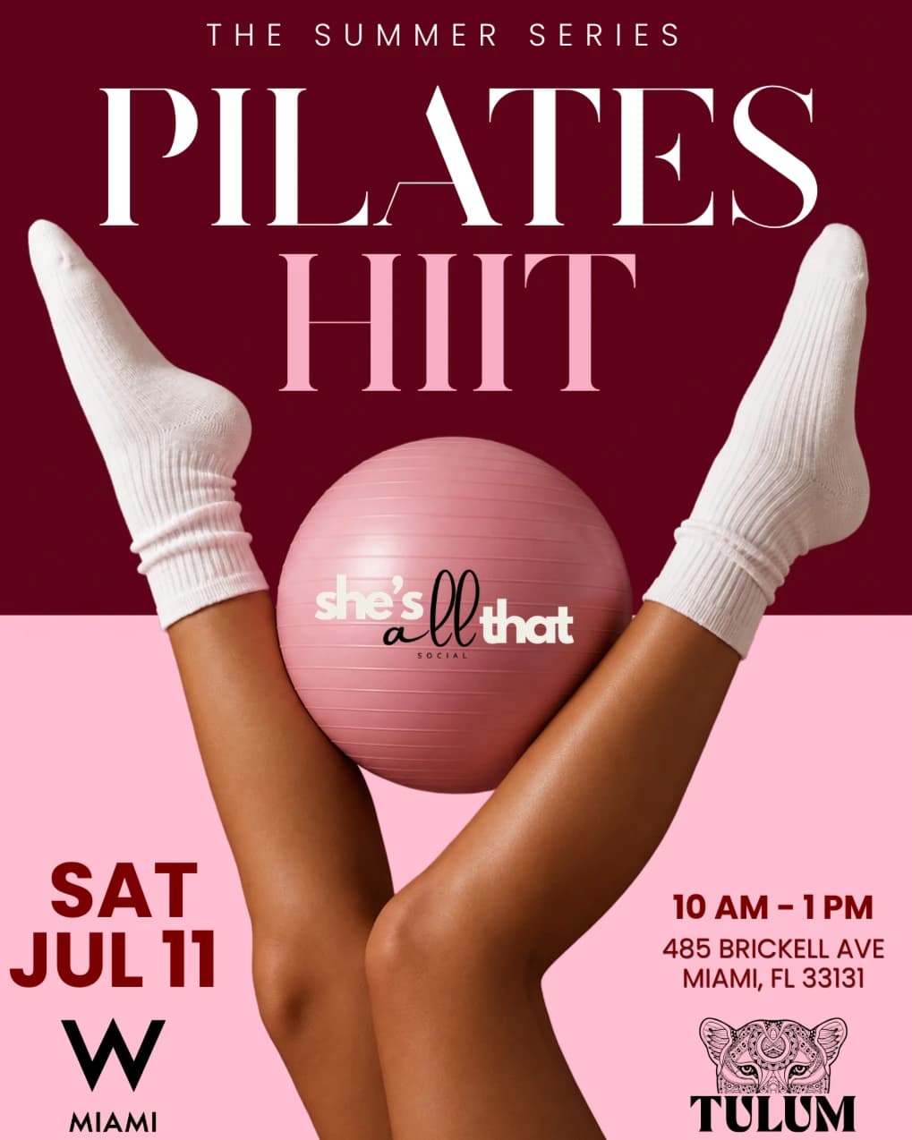 Shes All That Social: Pilates HIIT  hosted by She’s All That Social — pilates classes in Miami