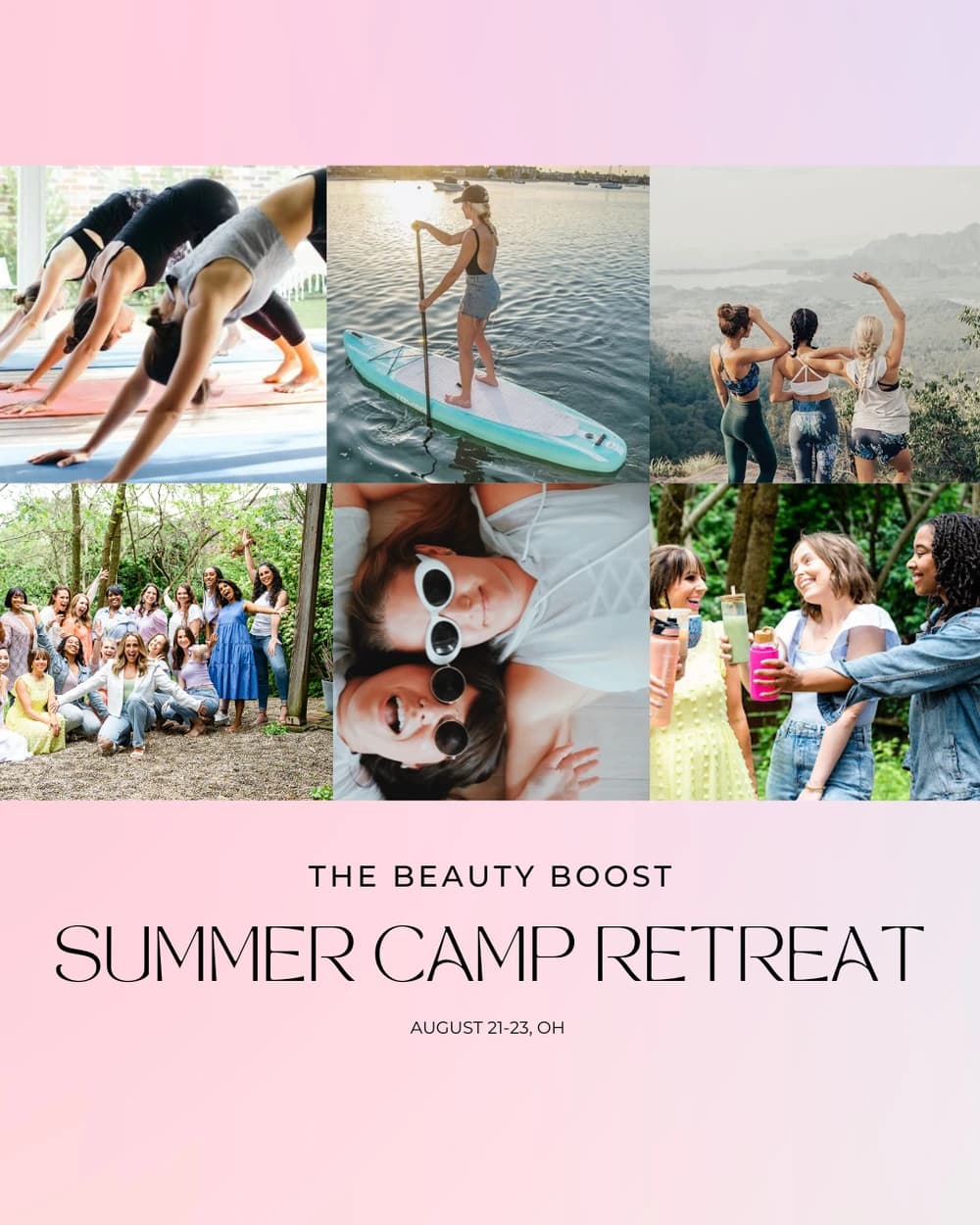 Summer Camp Retreat hosted by The Beauty Boost Columbus — outdoor activities in Canal Winchester
